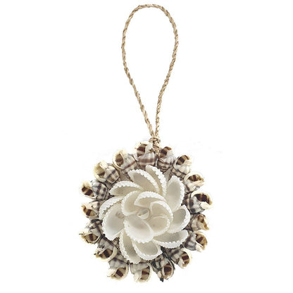 Handmade Seashell Hanging Ornament: #15