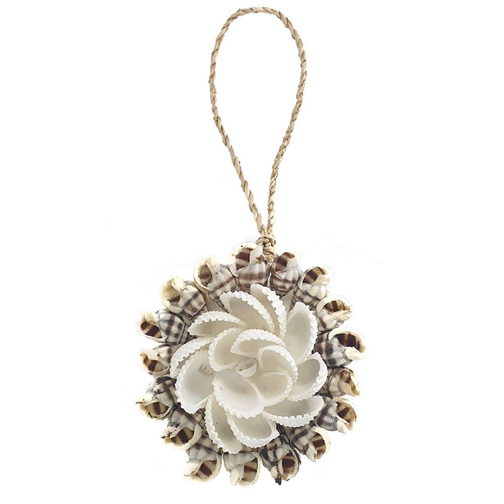 Handmade Seashell Hanging Ornament: #09