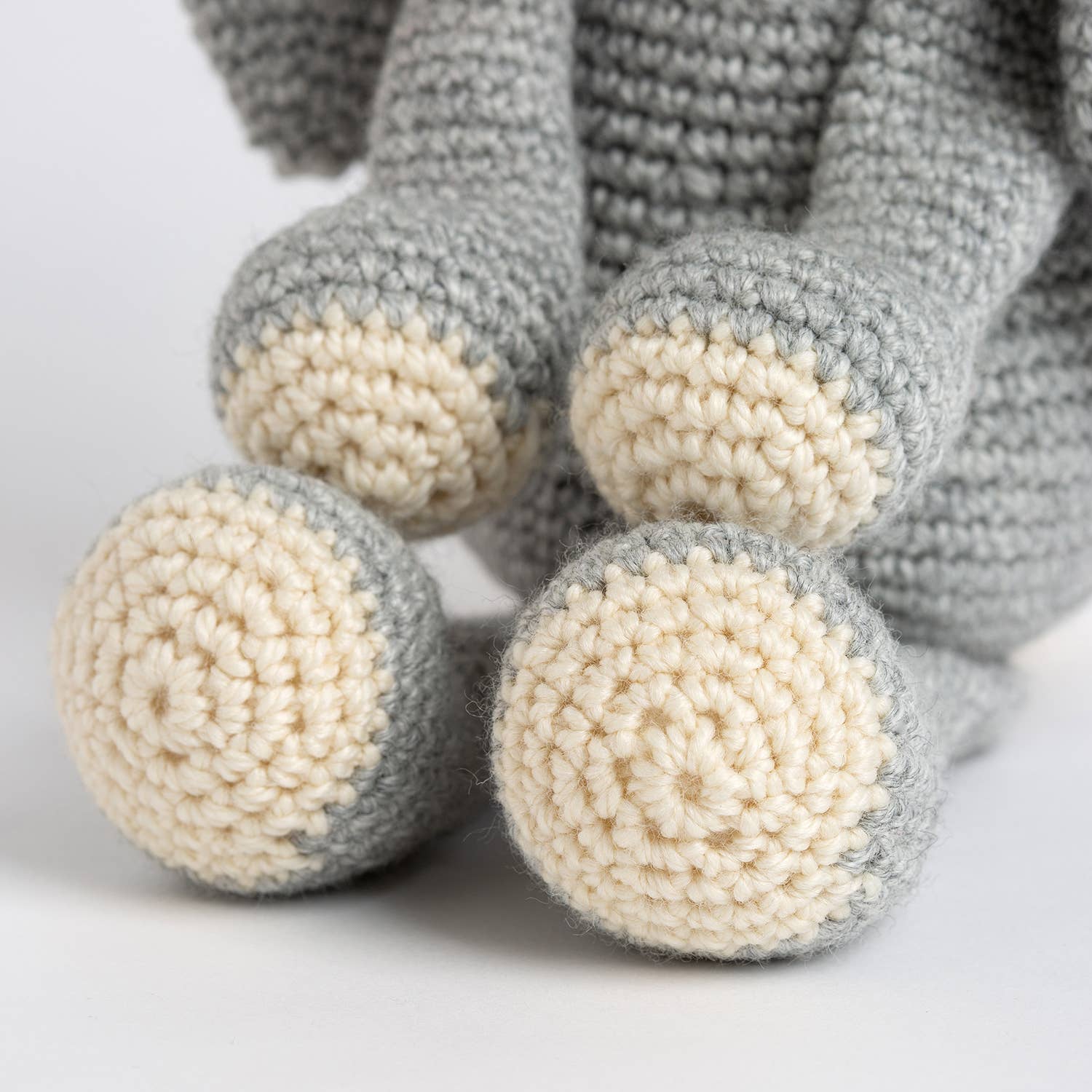 Mabel Bunny Crochet Kit: Natural Grey