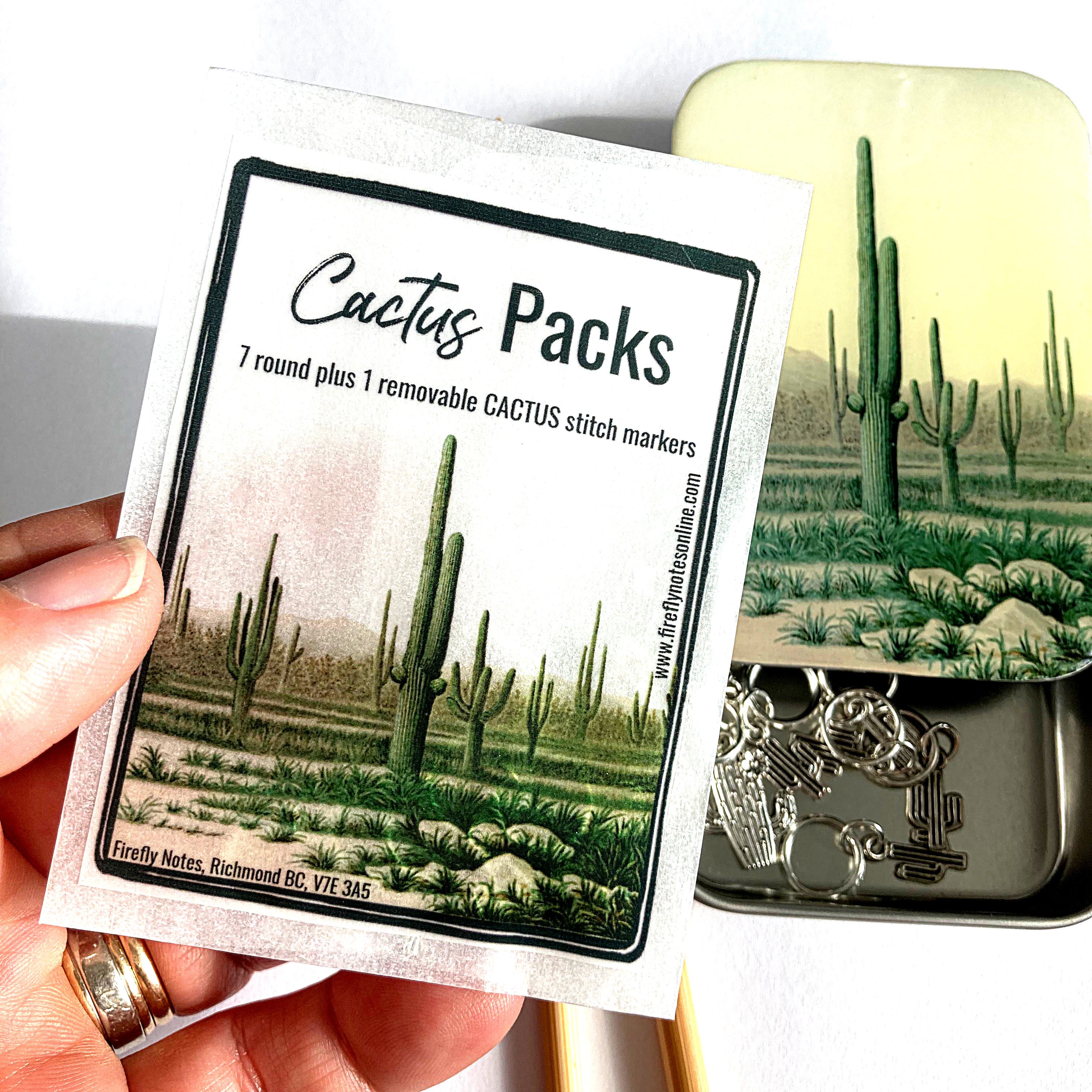 Cactus Stitch Marker Packs