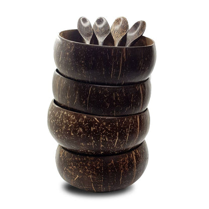 Set of Coconut Bowls and Spoons: Set of 2