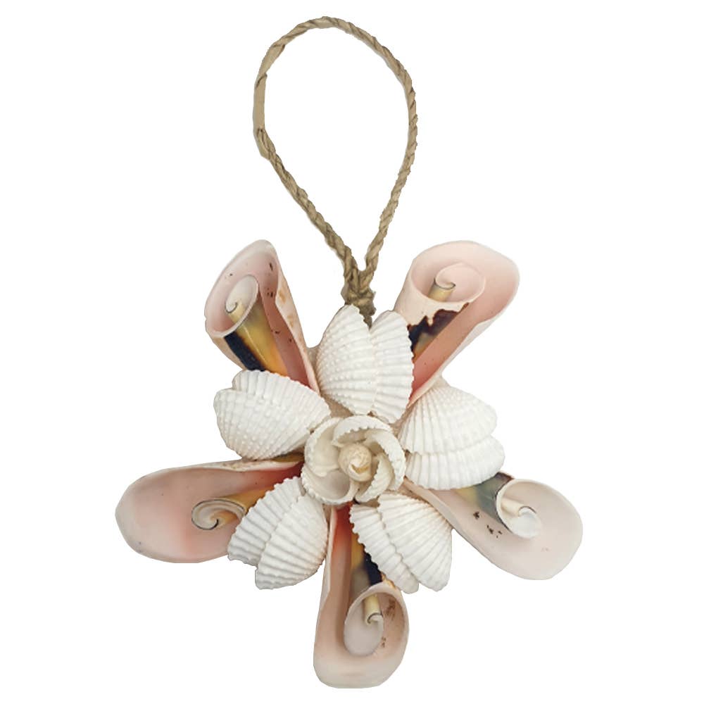 Handmade Seashell Hanging Ornament: #02