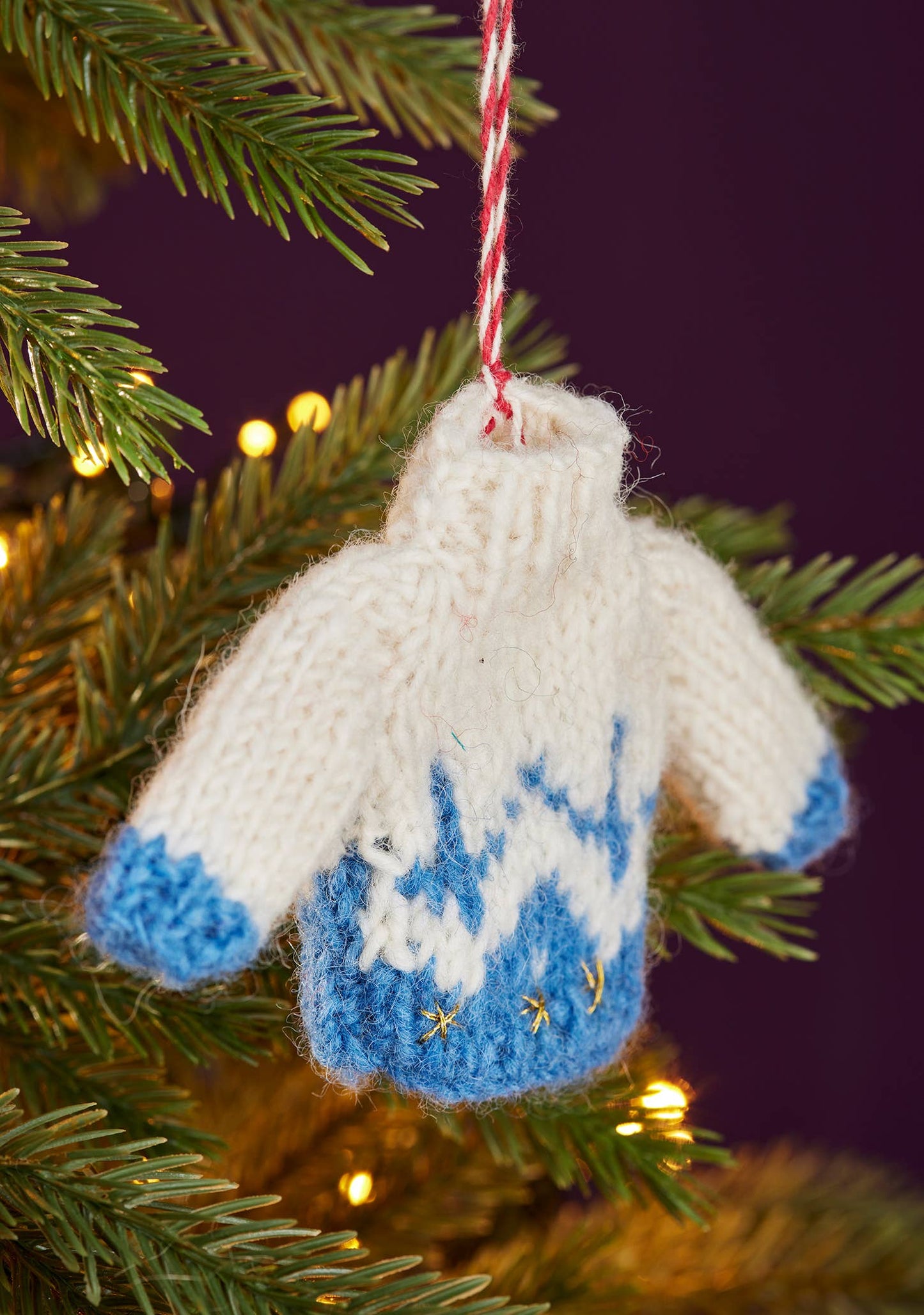 Set of 3 Knitted Winter Woolies Blue