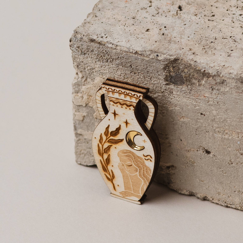 Gloomy Girl Brooch