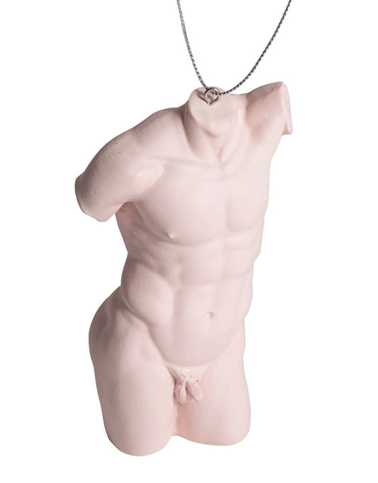 Pink Male Torso Hanging Decoration