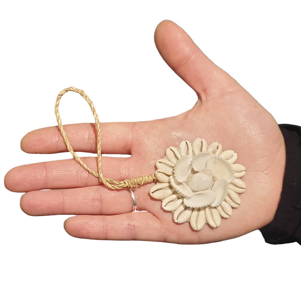 Handmade Seashell Hanging Ornament: #15