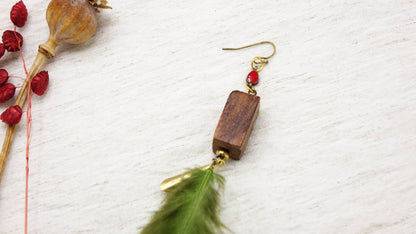 Boho Feather Earrings - Sold Individually