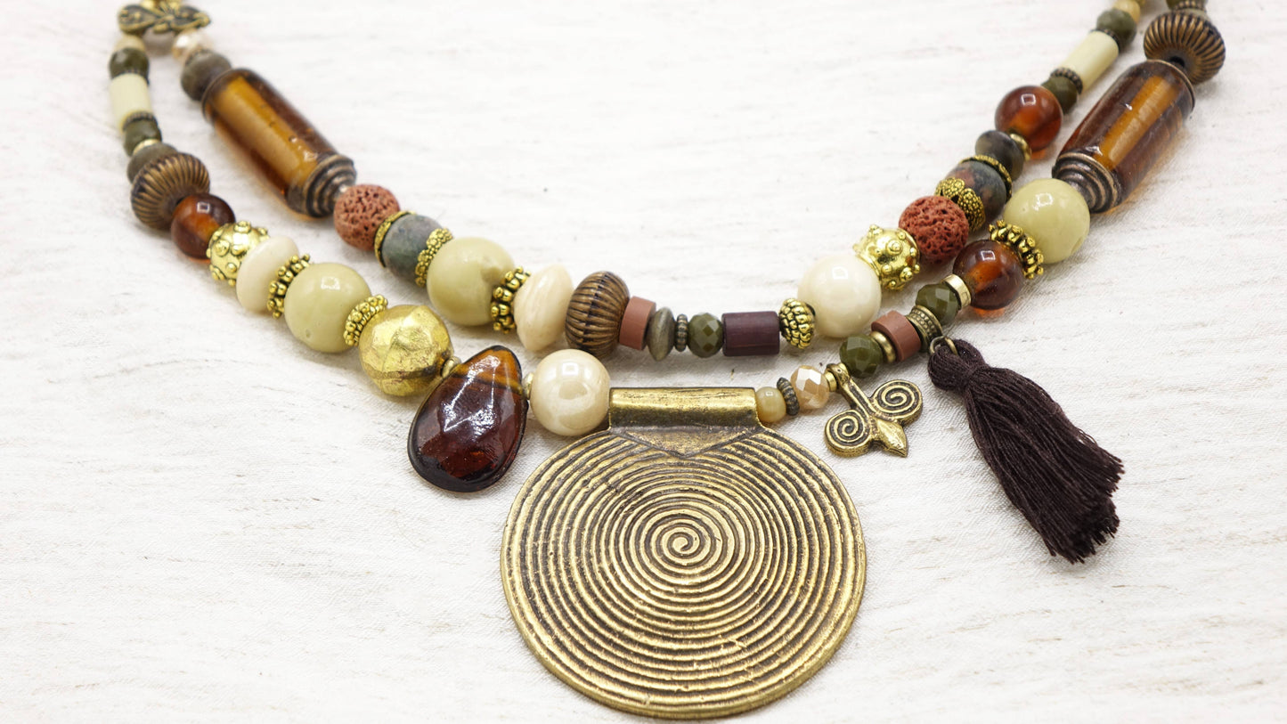 Chunky Beaded Necklace