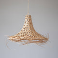 Rattan Pendant Light Bamboo Lampshade Boho Lighting
