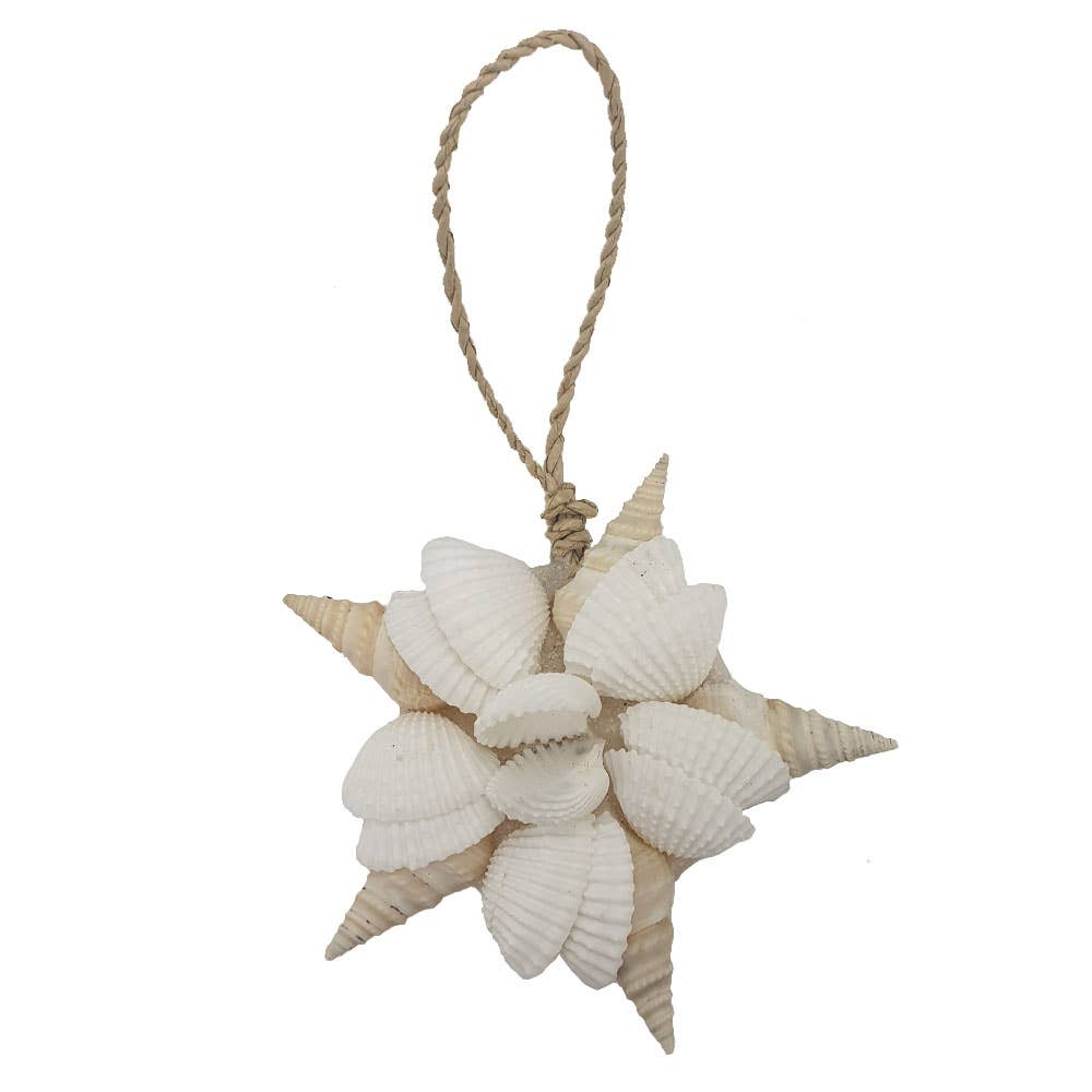 Handmade Seashell Hanging Ornament: #02