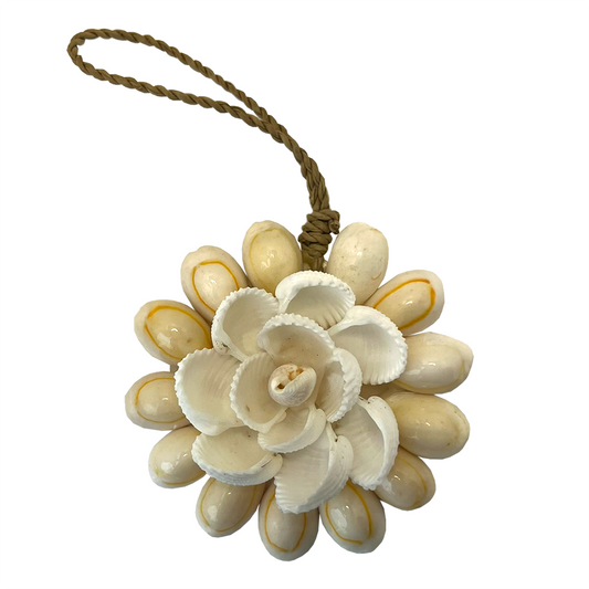 Handmade Seashell Hanging Ornament: #15