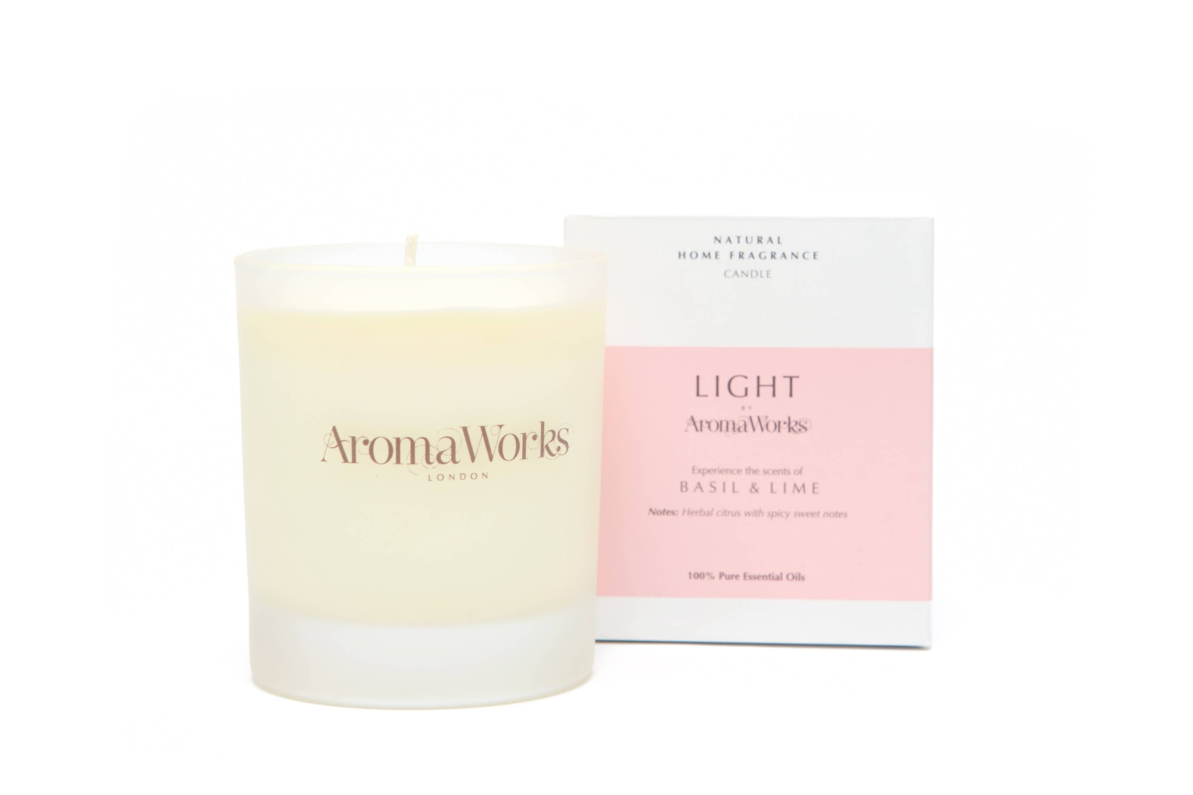 Aromaworks Light Candle, 30cl: Lemongrass & Bergamot