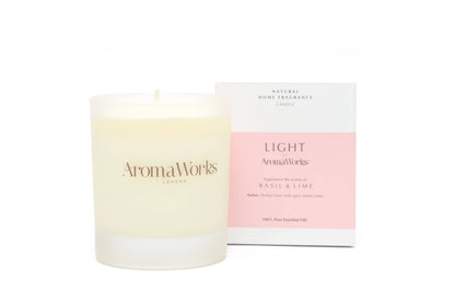 Aromaworks Light Candle, 30cl: Spearmint & Lime