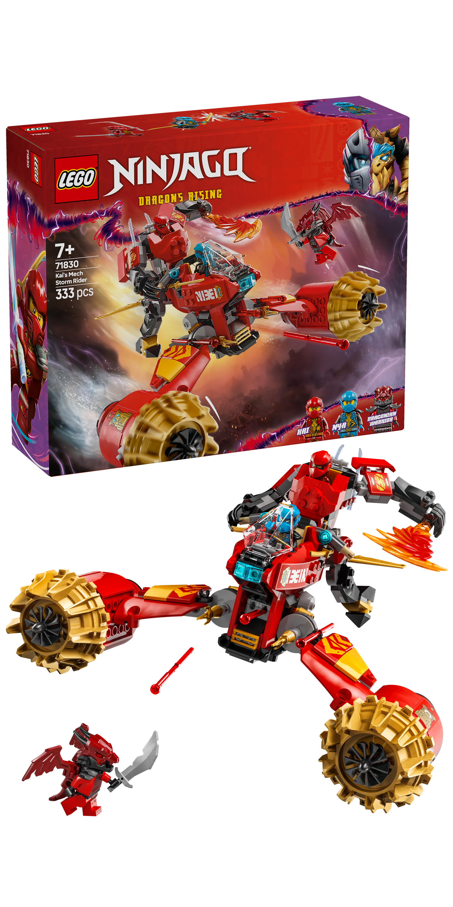 Lego Ninjago 71830 Kai’s Mech Storm Rider