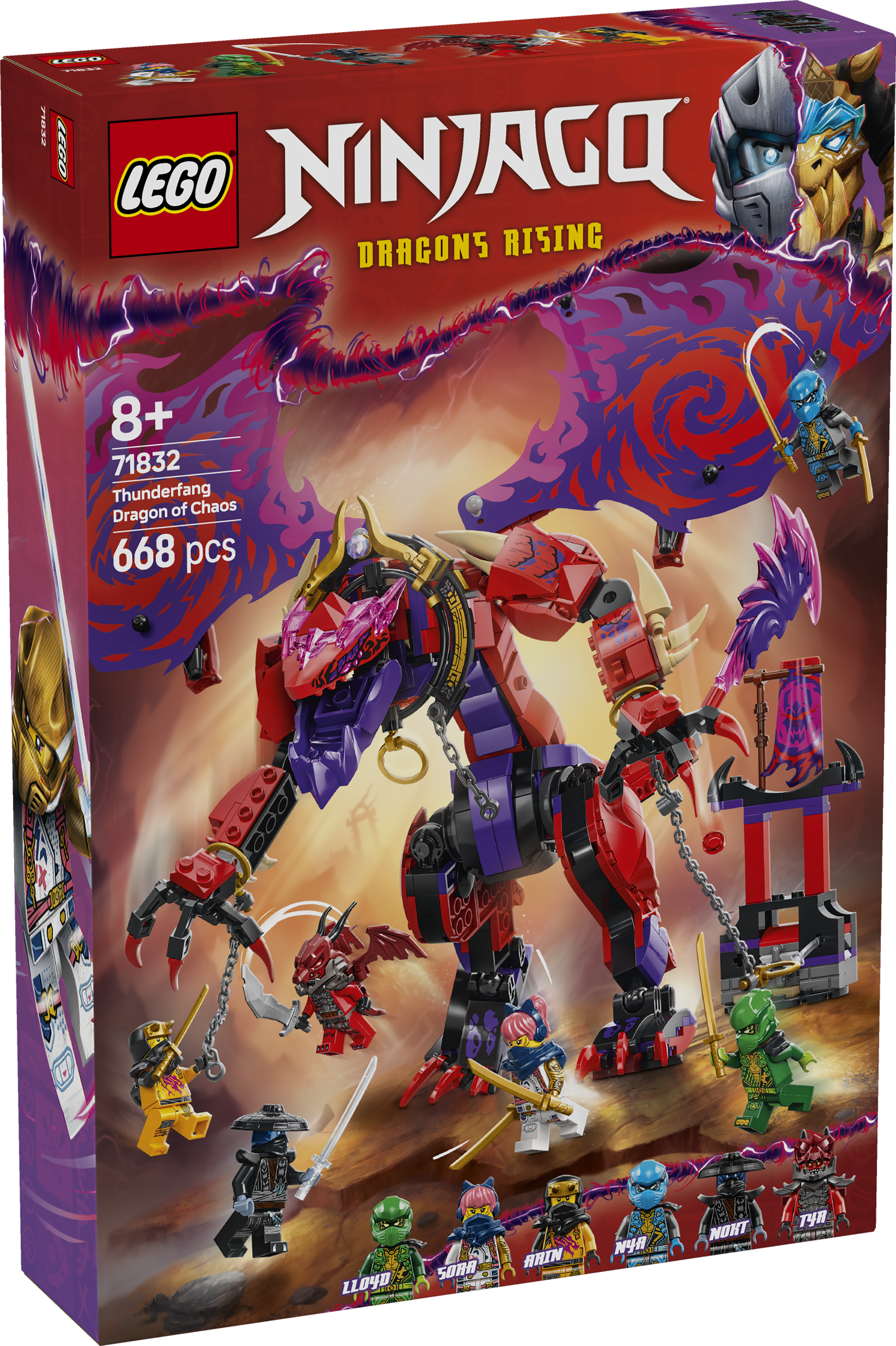 Lego Ninjago 71832 Thunderfang Dragon of Chaos