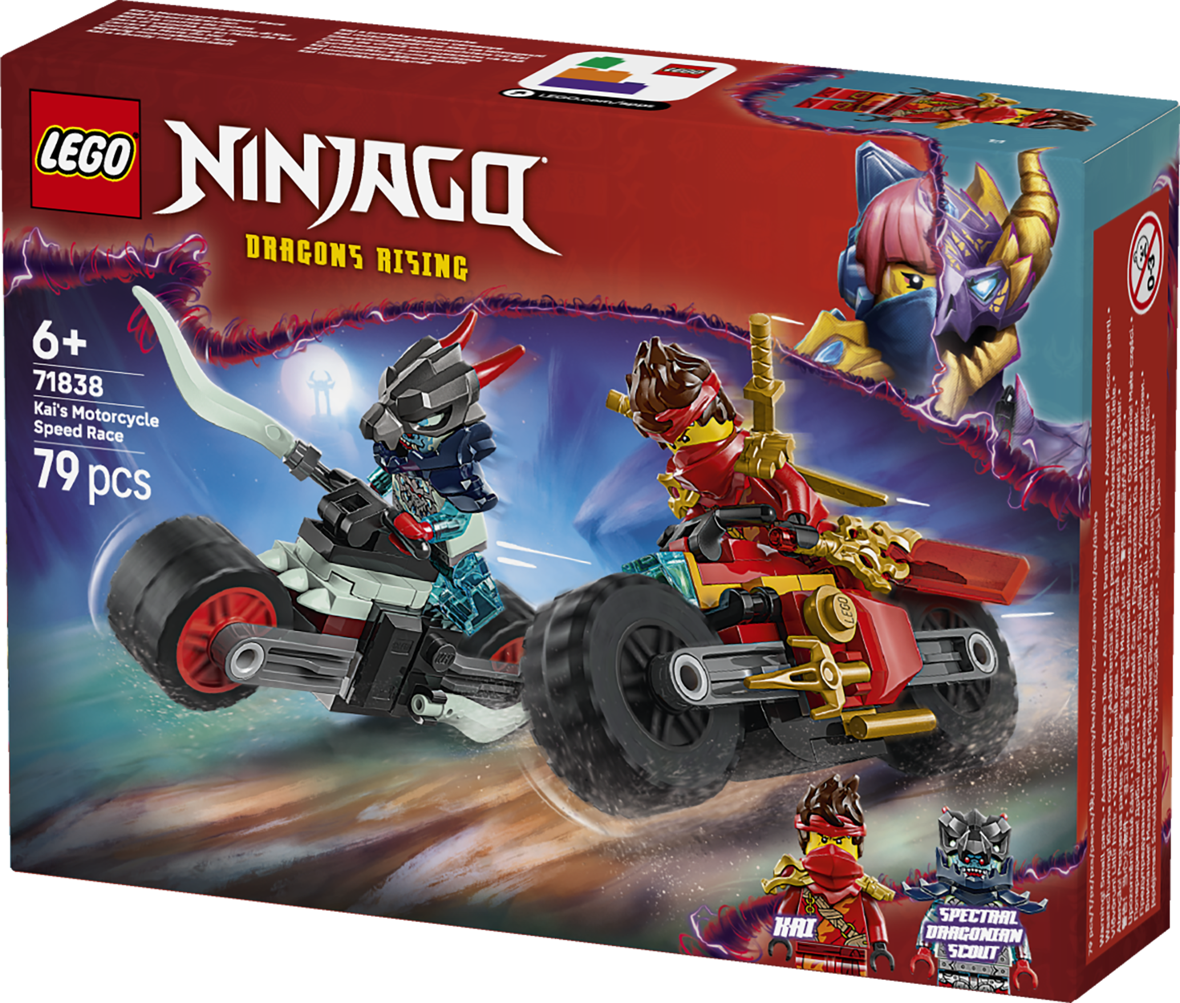 Lego Ninjago 71838 Kai’s Motorcycle Speed Race