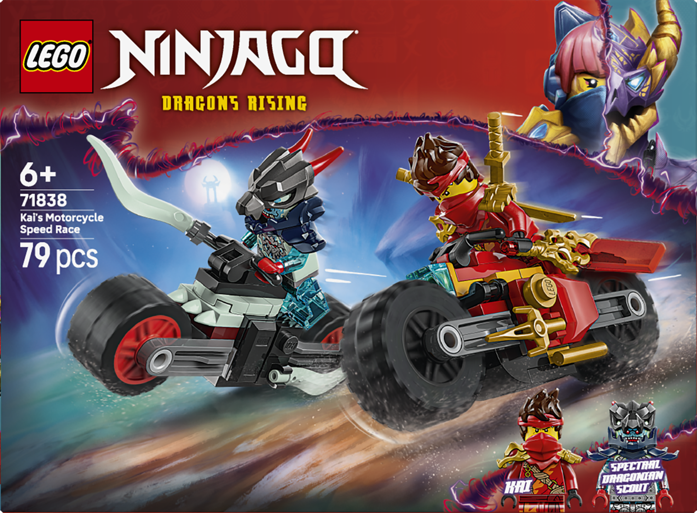 Lego Ninjago 71838 Kai’s Motorcycle Speed Race