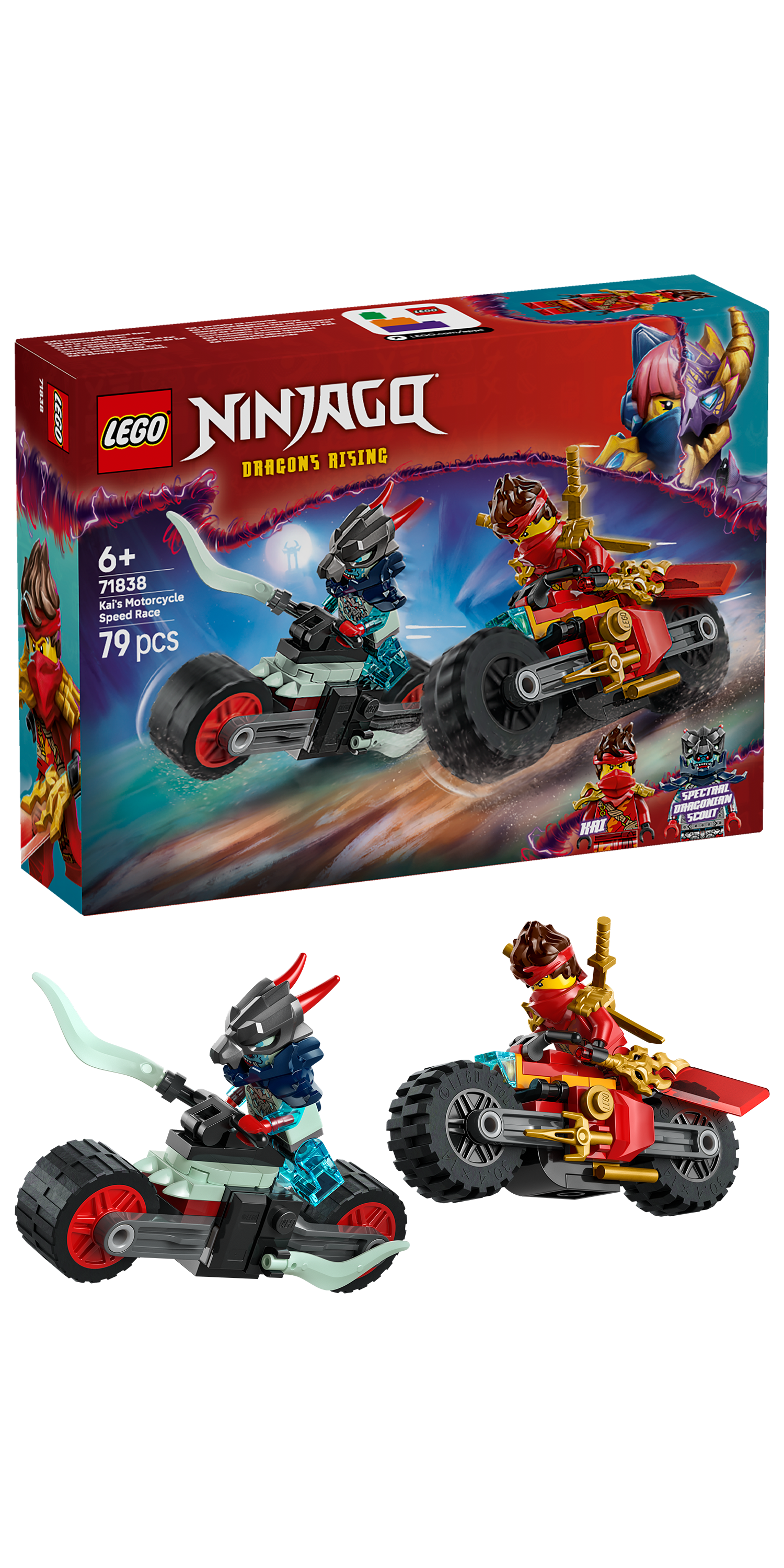 Lego Ninjago 71838 Kai’s Motorcycle Speed Race