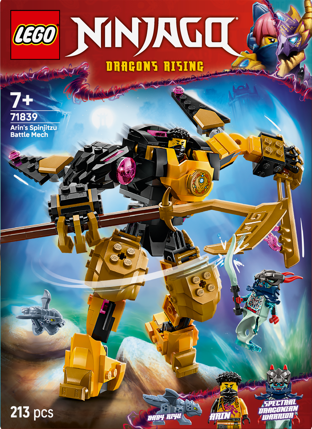 Lego Ninjago 71839 Arin’s Spinjitzu Battle Mech