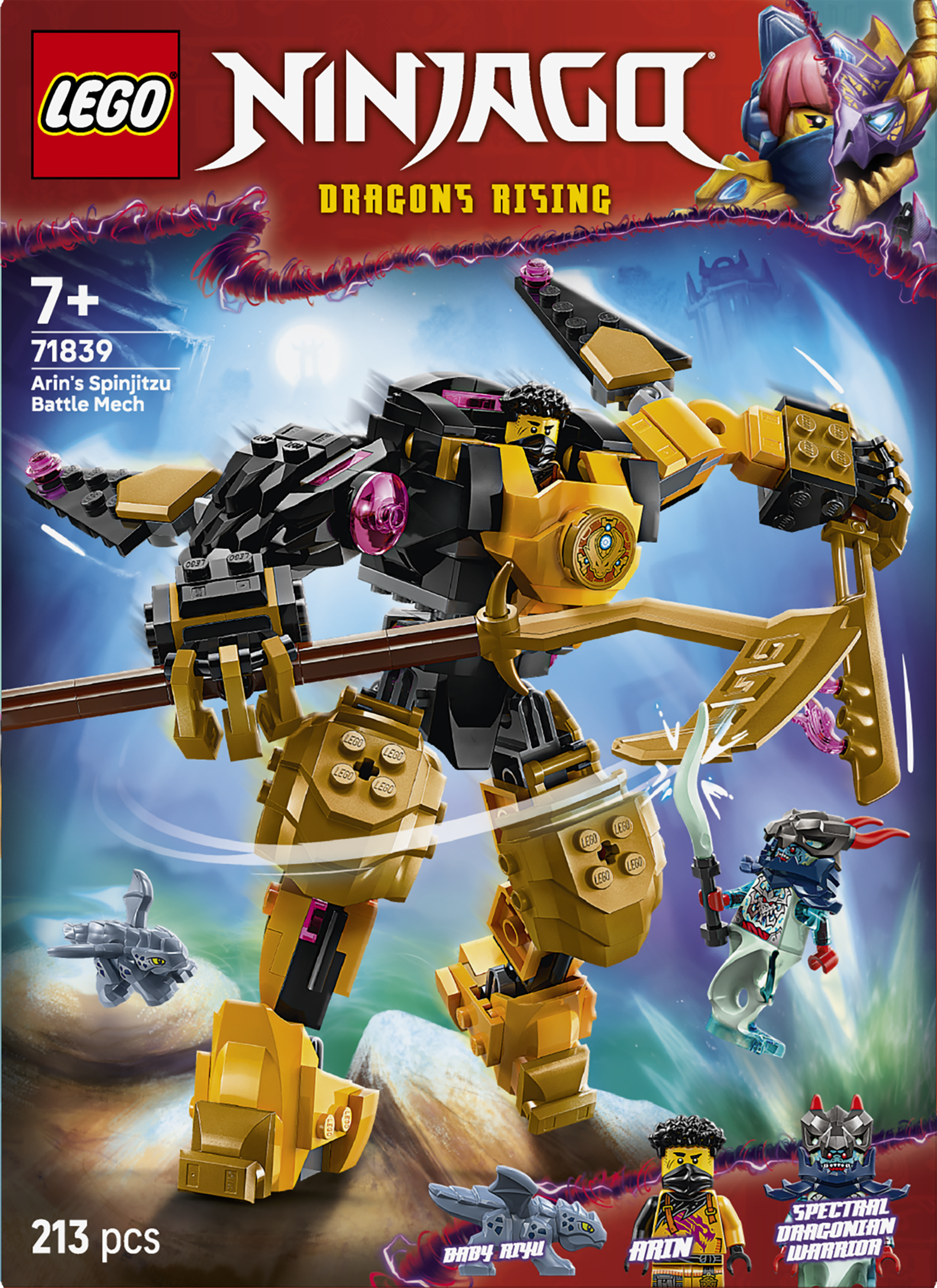 Lego Ninjago 71839 Arin’s Spinjitzu Battle Mech