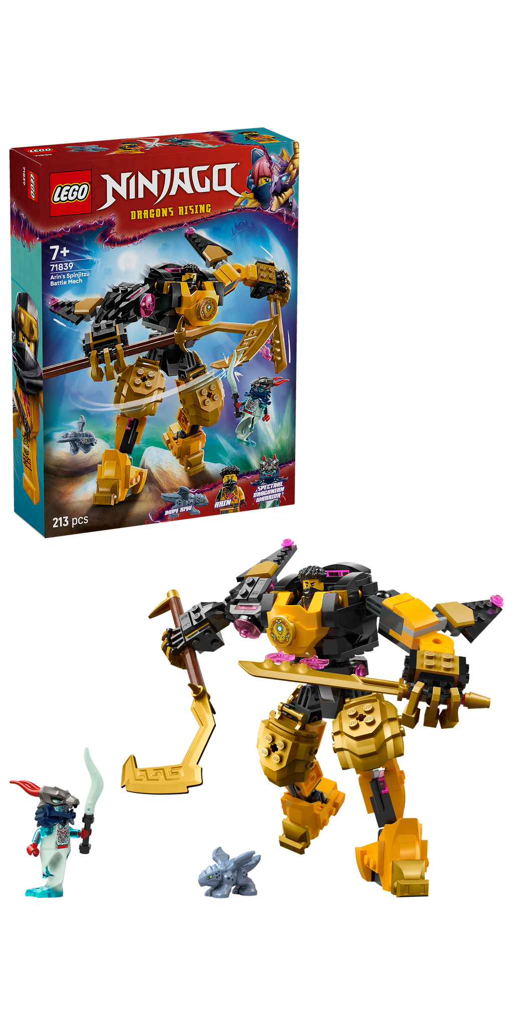 Lego Ninjago 71839 Arin’s Spinjitzu Battle Mech