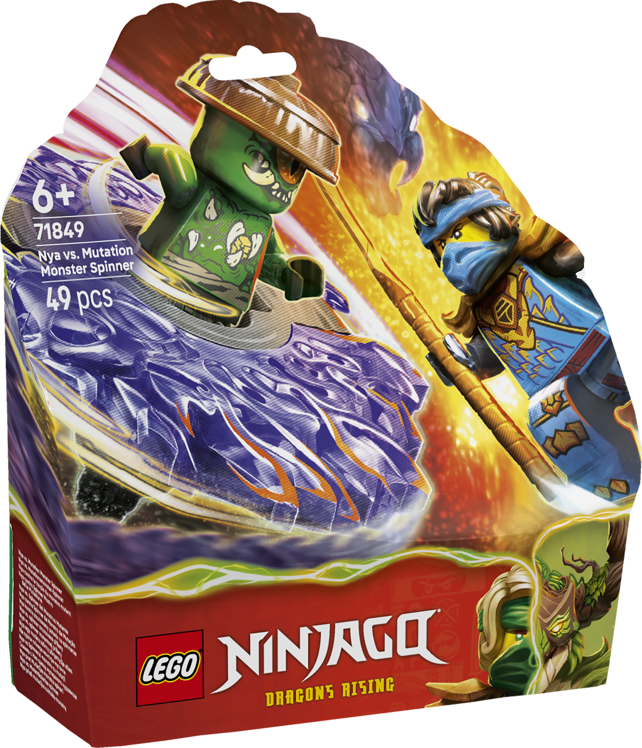 Lego Ninjago 71849 Nya vs. Mutation Monster Spinner