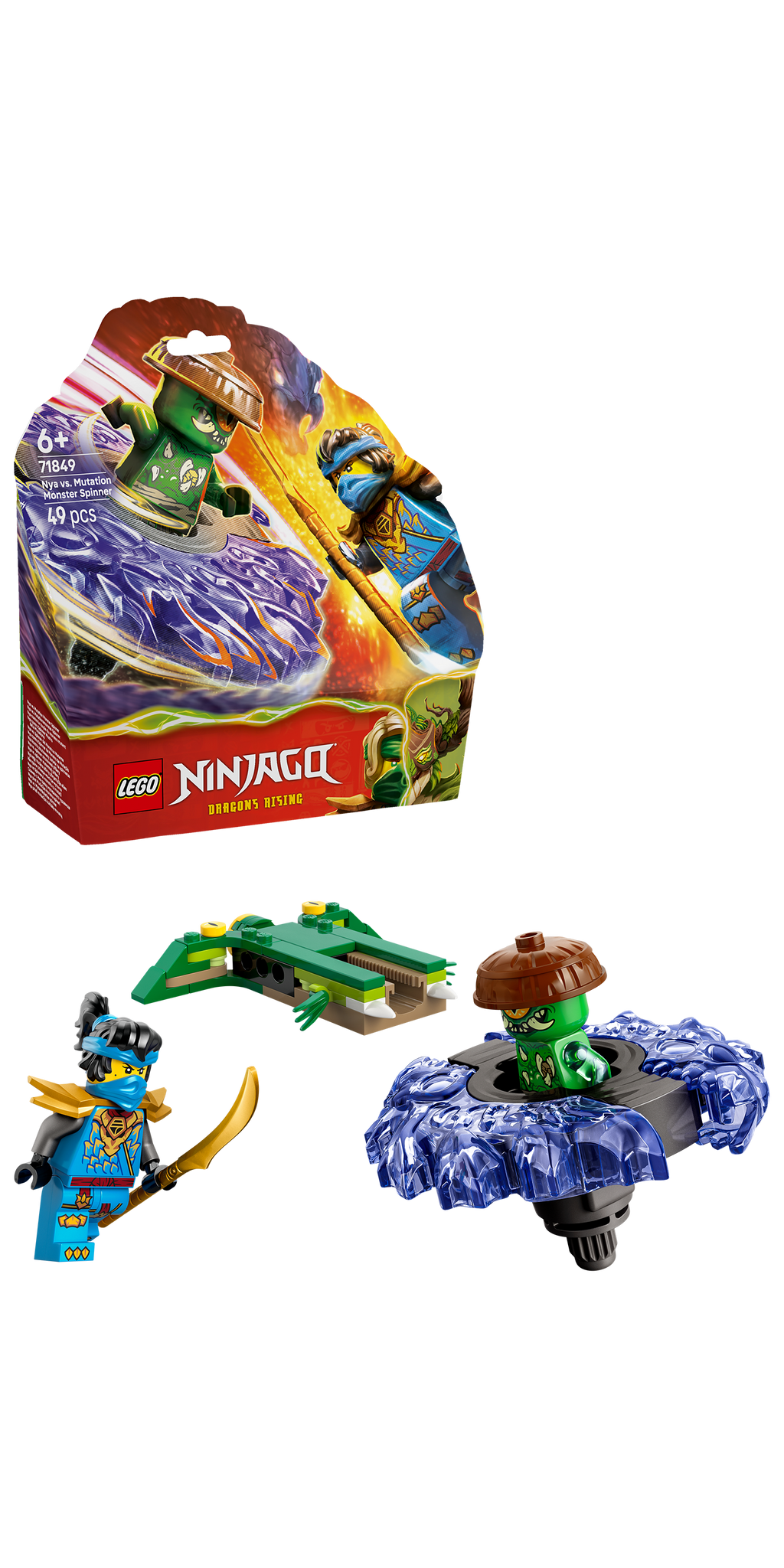 Lego Ninjago 71849 Nya vs. Mutation Monster Spinner