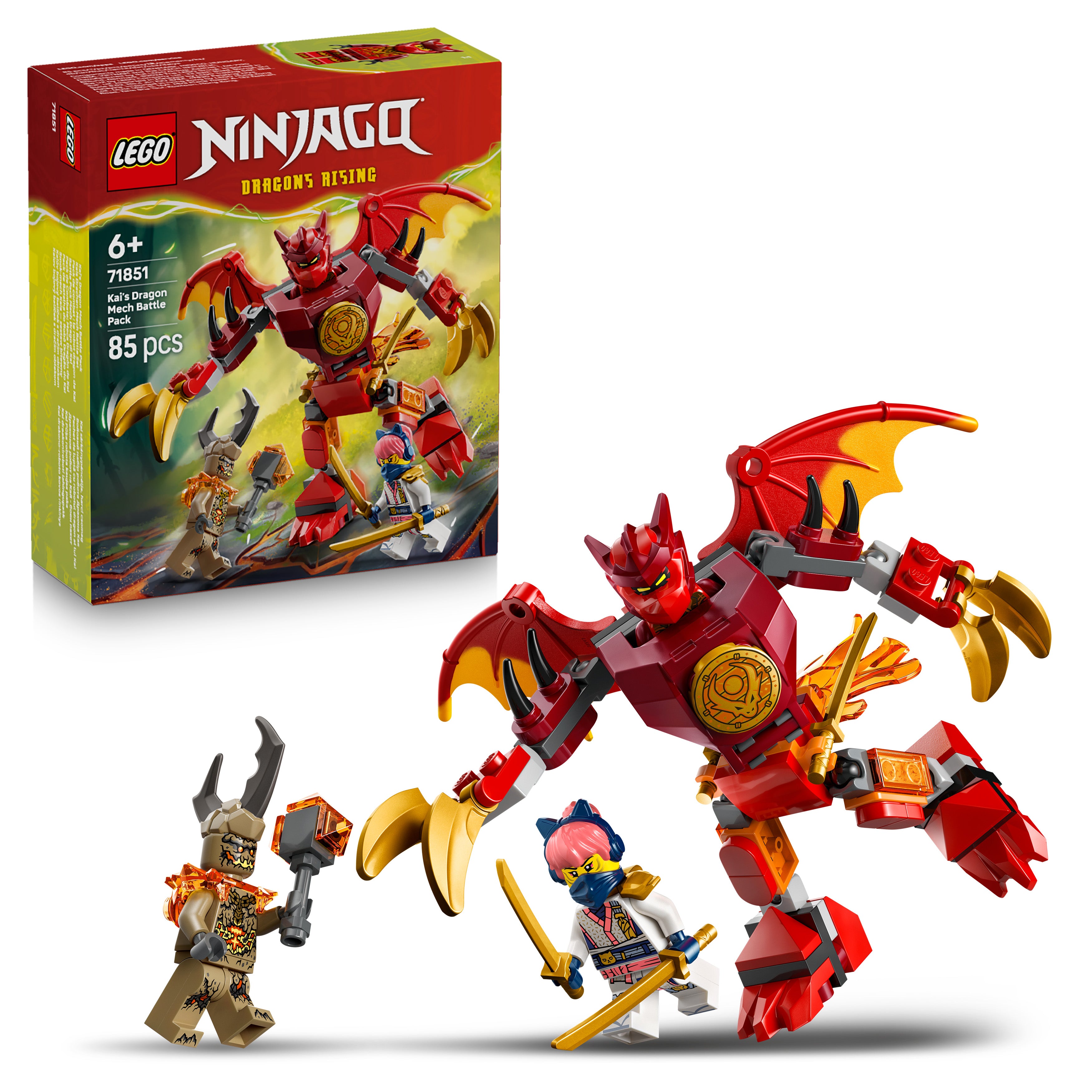 Lego Ninjago 71851 Kai’s Dragon Mech Battle Pack