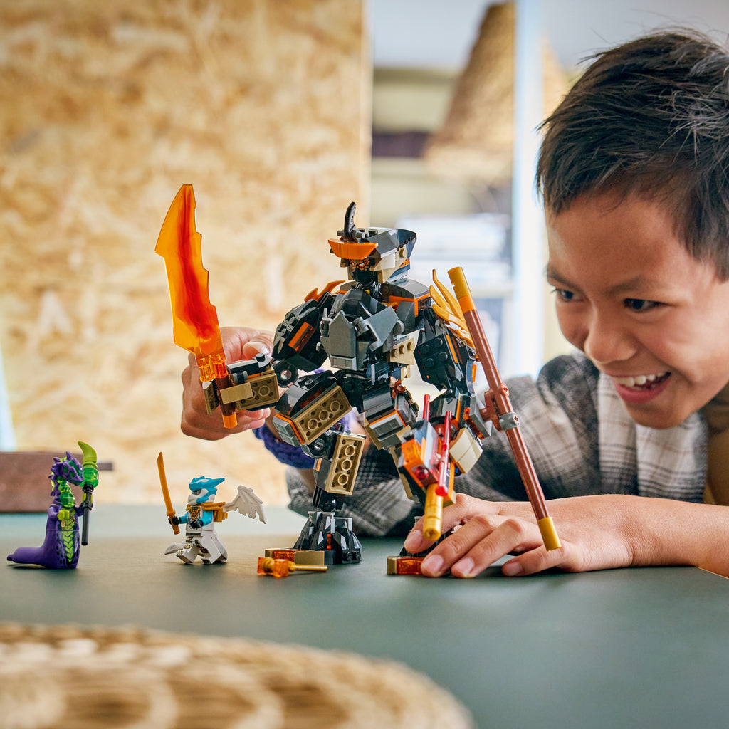 Lego Ninjago 71854  Cole’s Mission Mech &amp; Dragon Zane