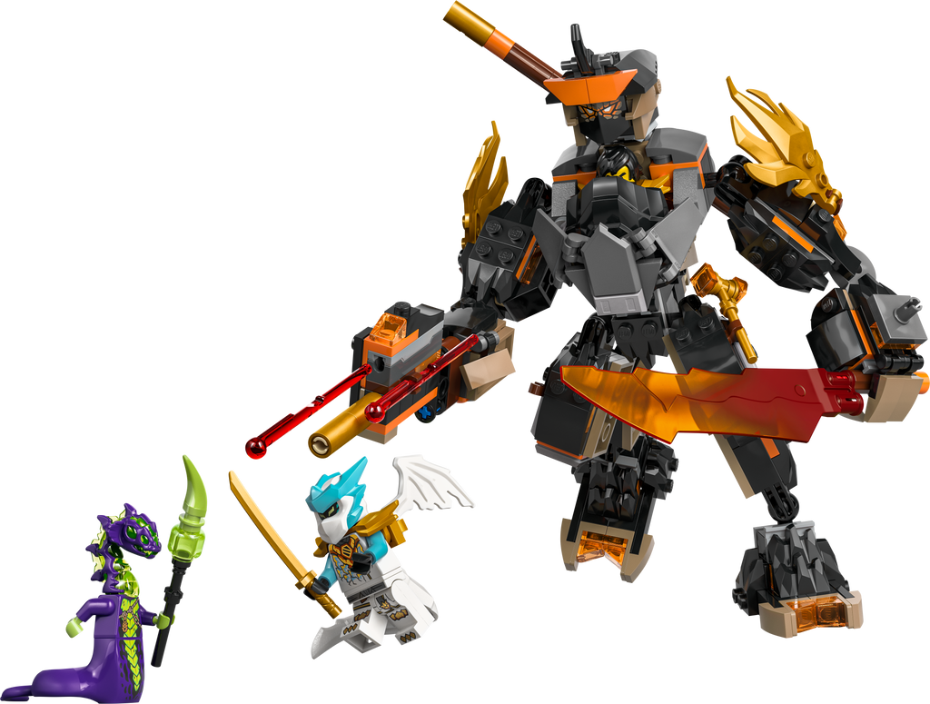 Lego Ninjago 71854  Cole’s Mission Mech &amp; Dragon Zane