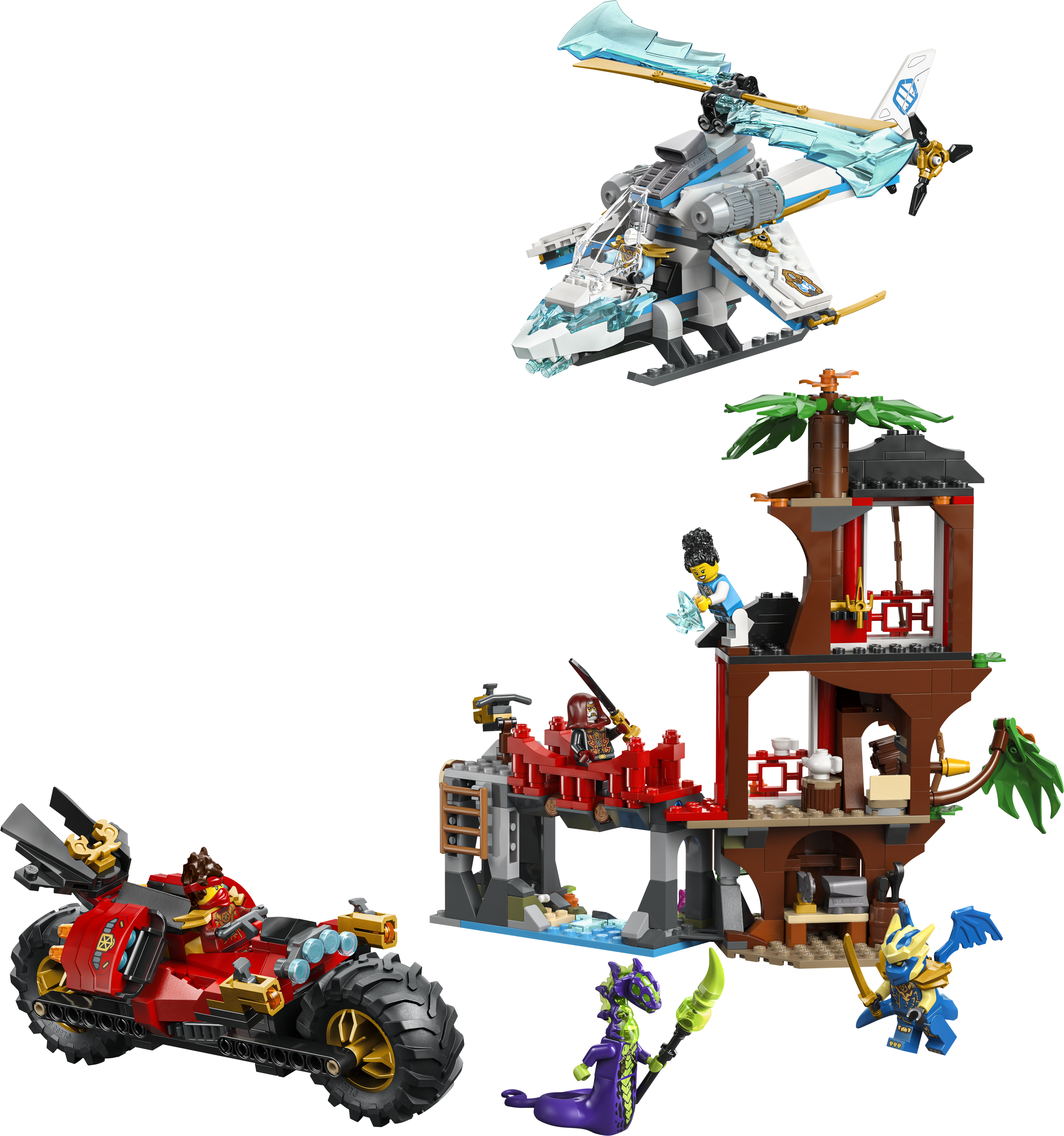 Lego Ninjago 71857 Ninja Vehicle Tree House Battle