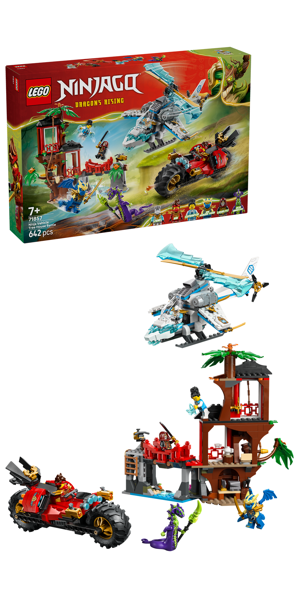 Lego Ninjago 71857 Ninja Vehicle Tree House Battle