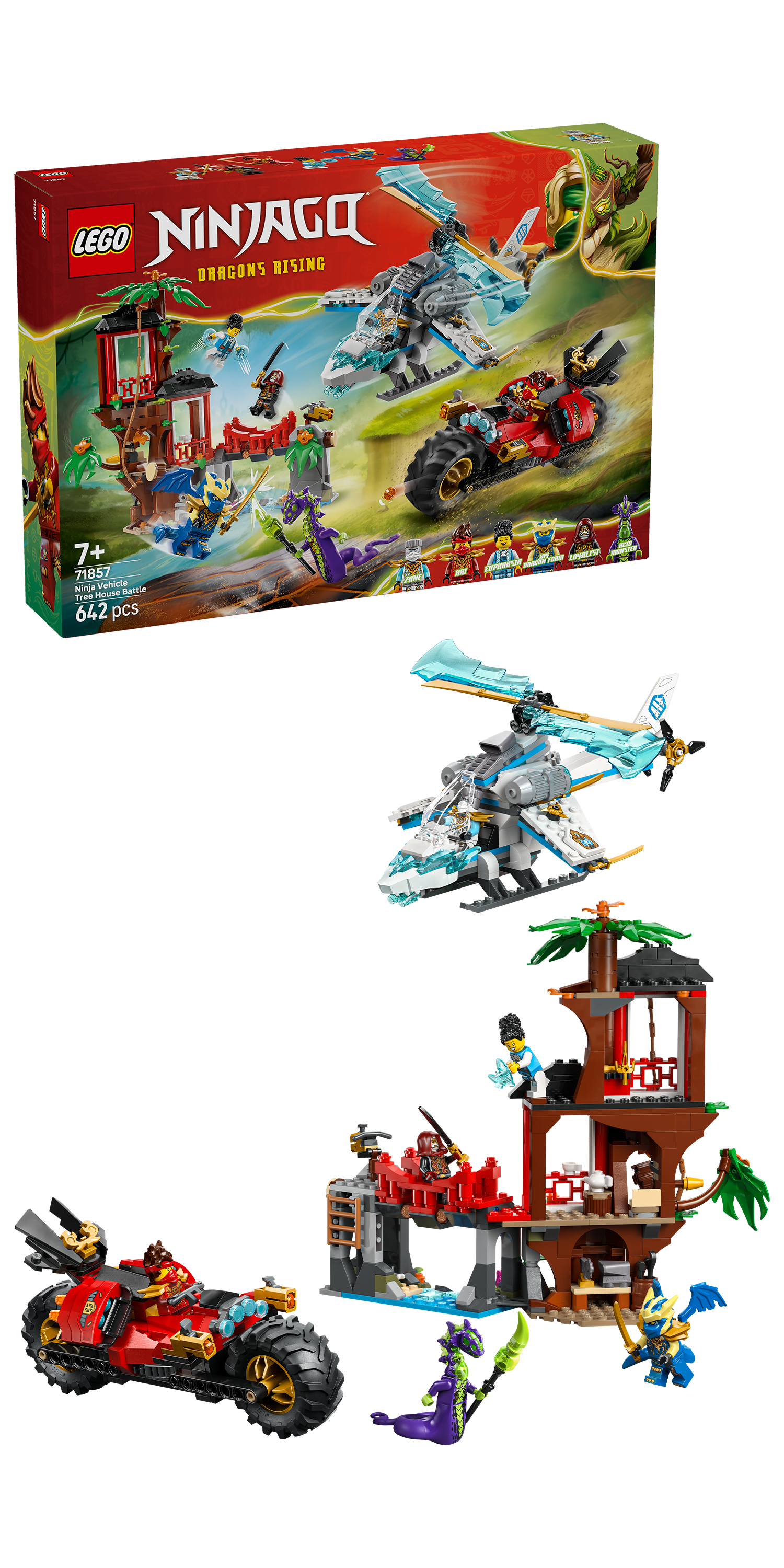 Lego Ninjago 71857 Ninja Vehicle Tree House Battle