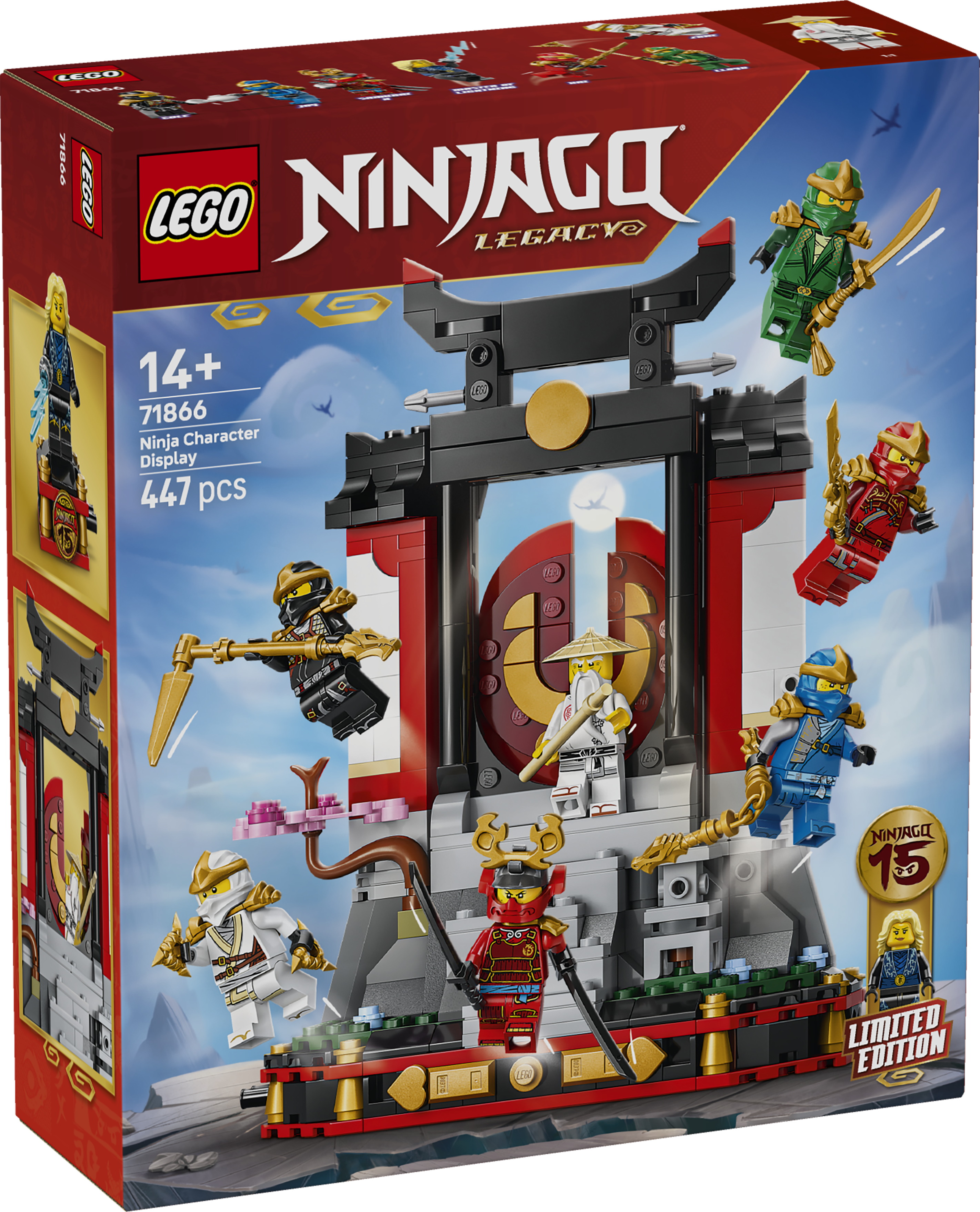 Lego Ninjago 71866 Ninja Character Display 15th Anniversary