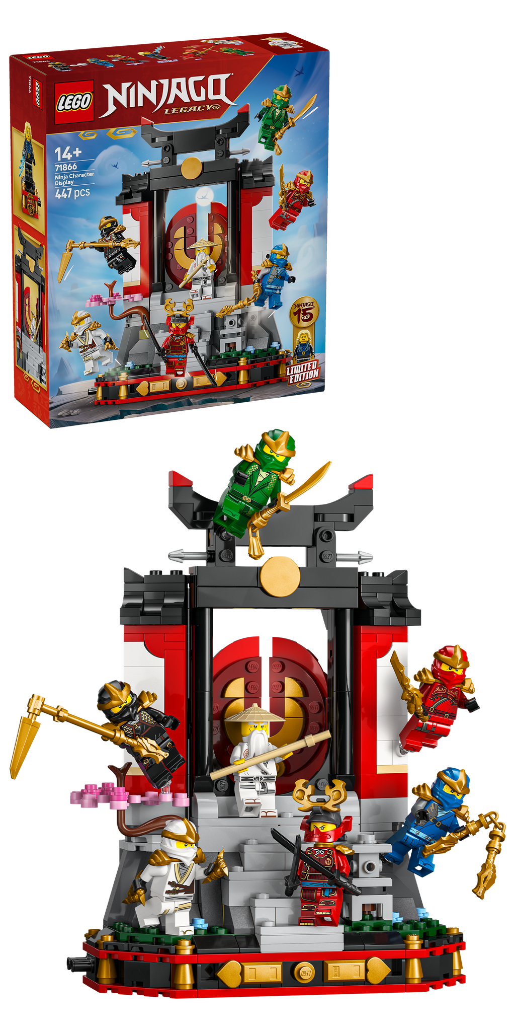 Lego Ninjago 71866 Ninja Character Display 15th Anniversary