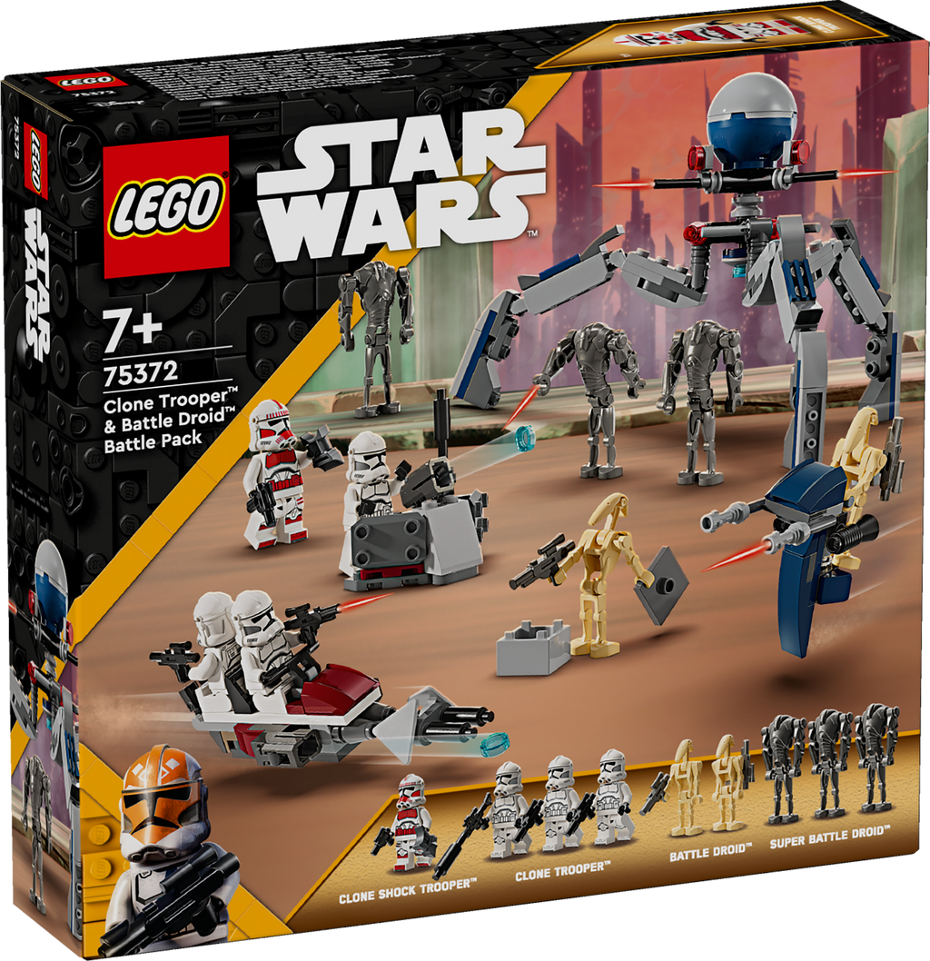 Lego Star wars 75372 Clone Trooper &amp; Battle Droid Battle Pack