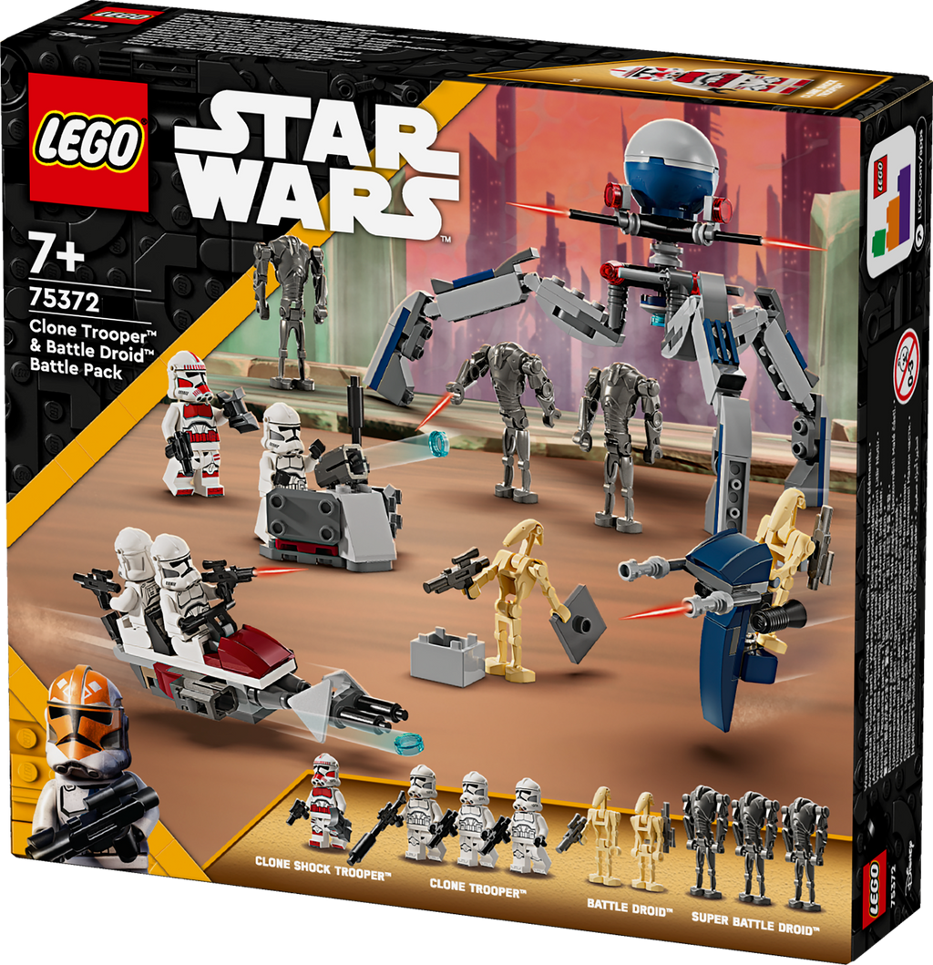 Lego Star wars 75372 Clone Trooper &amp; Battle Droid Battle Pack
