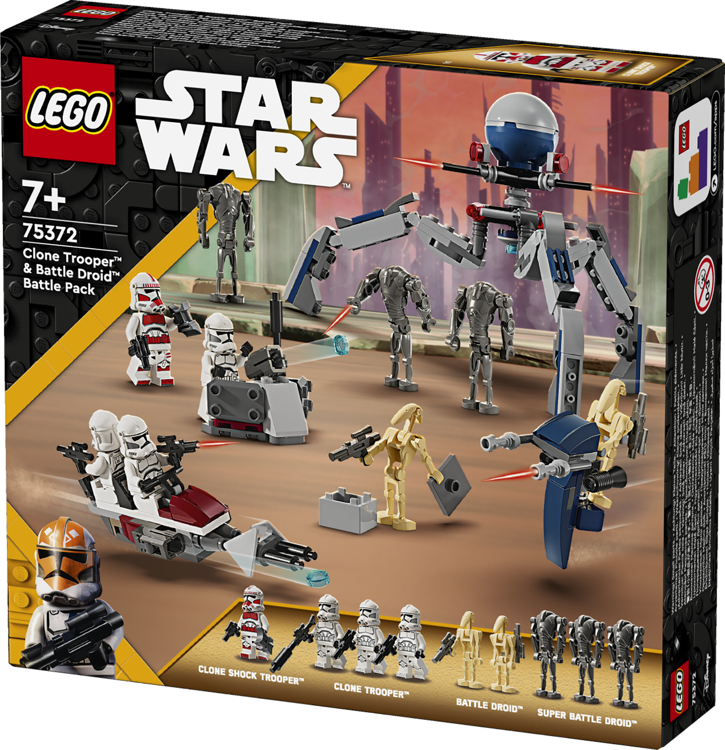 Lego Star wars 75372 Clone Trooper &amp; Battle Droid Battle Pack