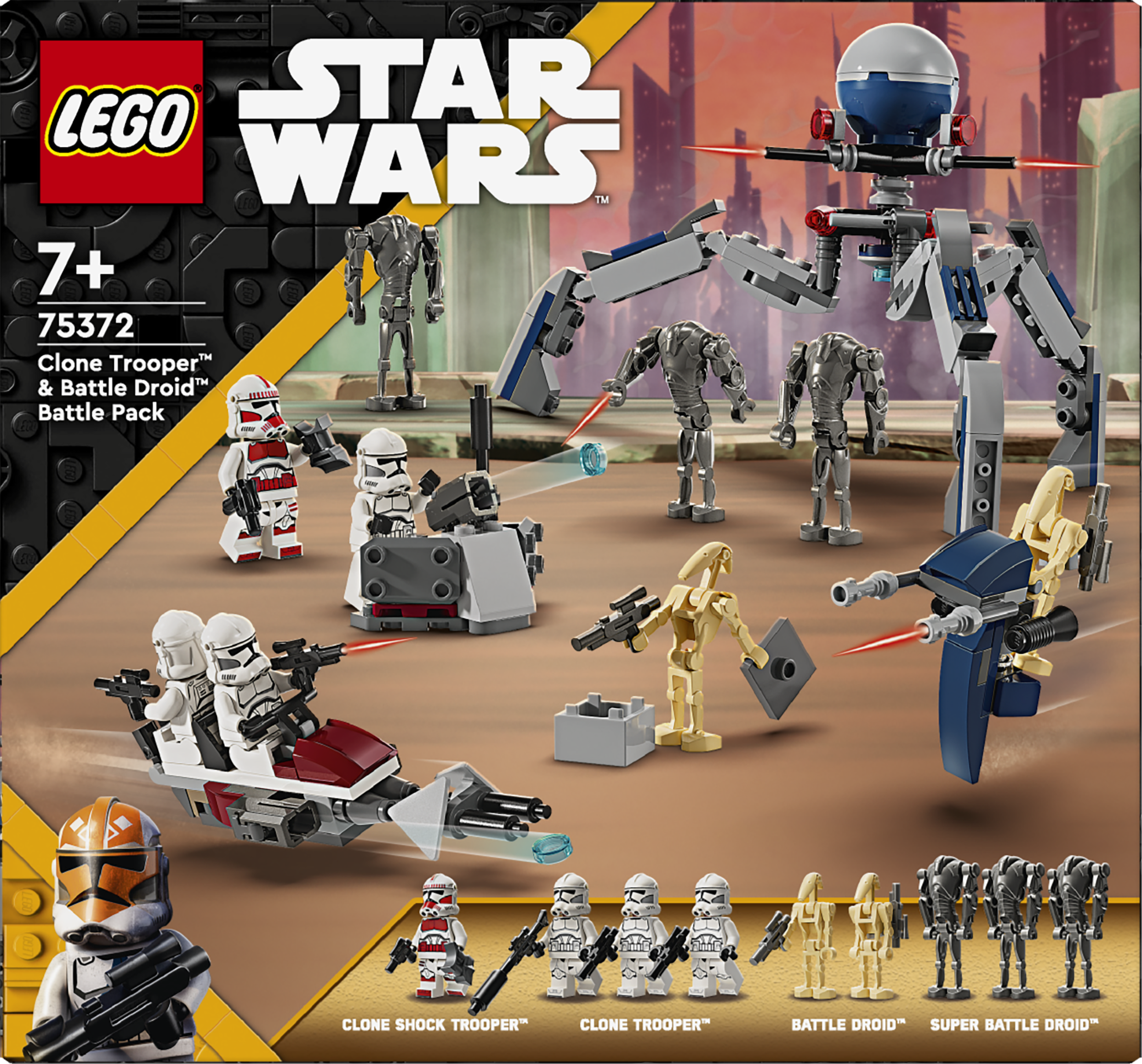 Lego Star wars 75372 Clone Trooper &amp; Battle Droid Battle Pack