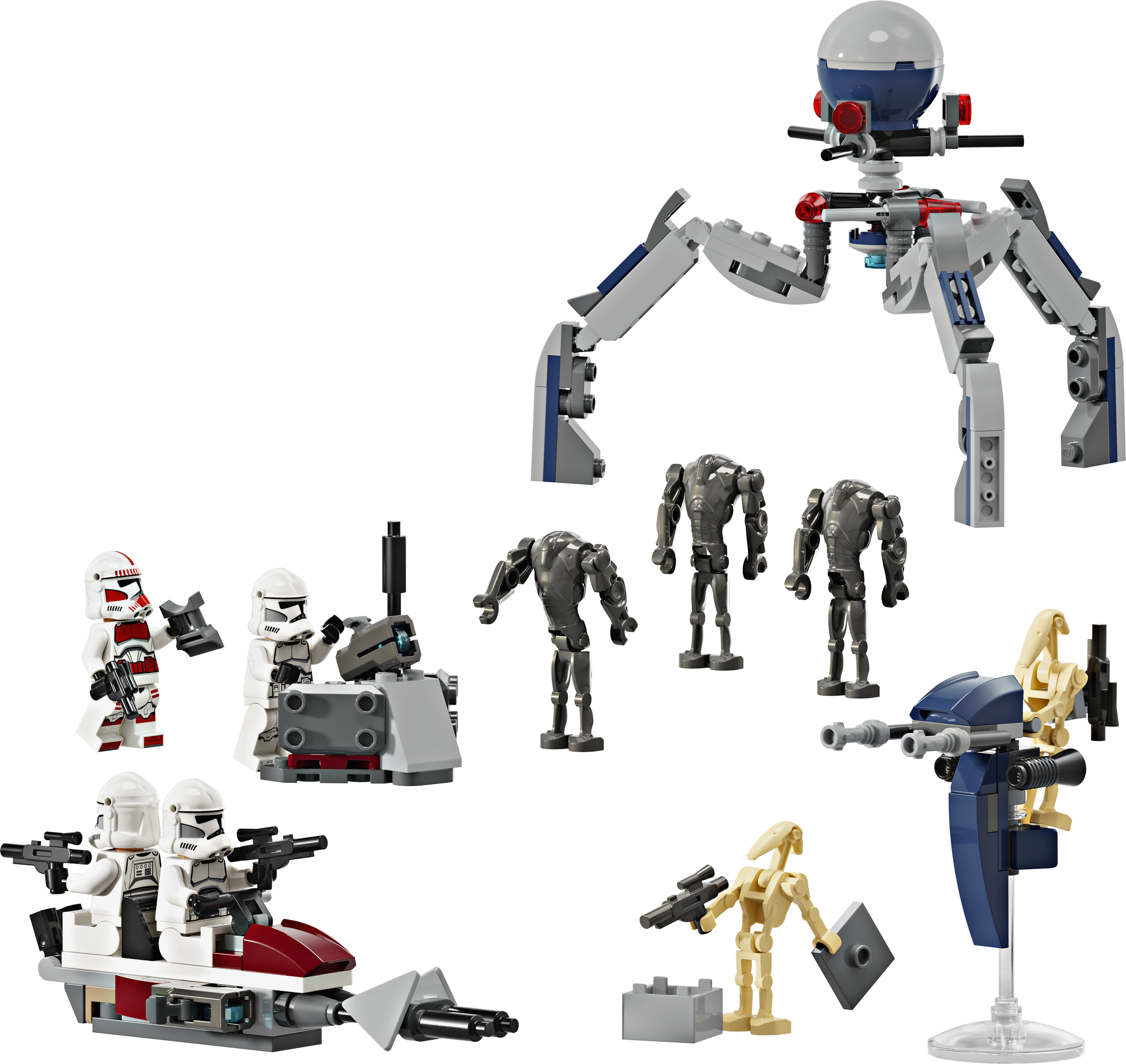 Lego Star wars 75372 Clone Trooper &amp; Battle Droid Battle Pack