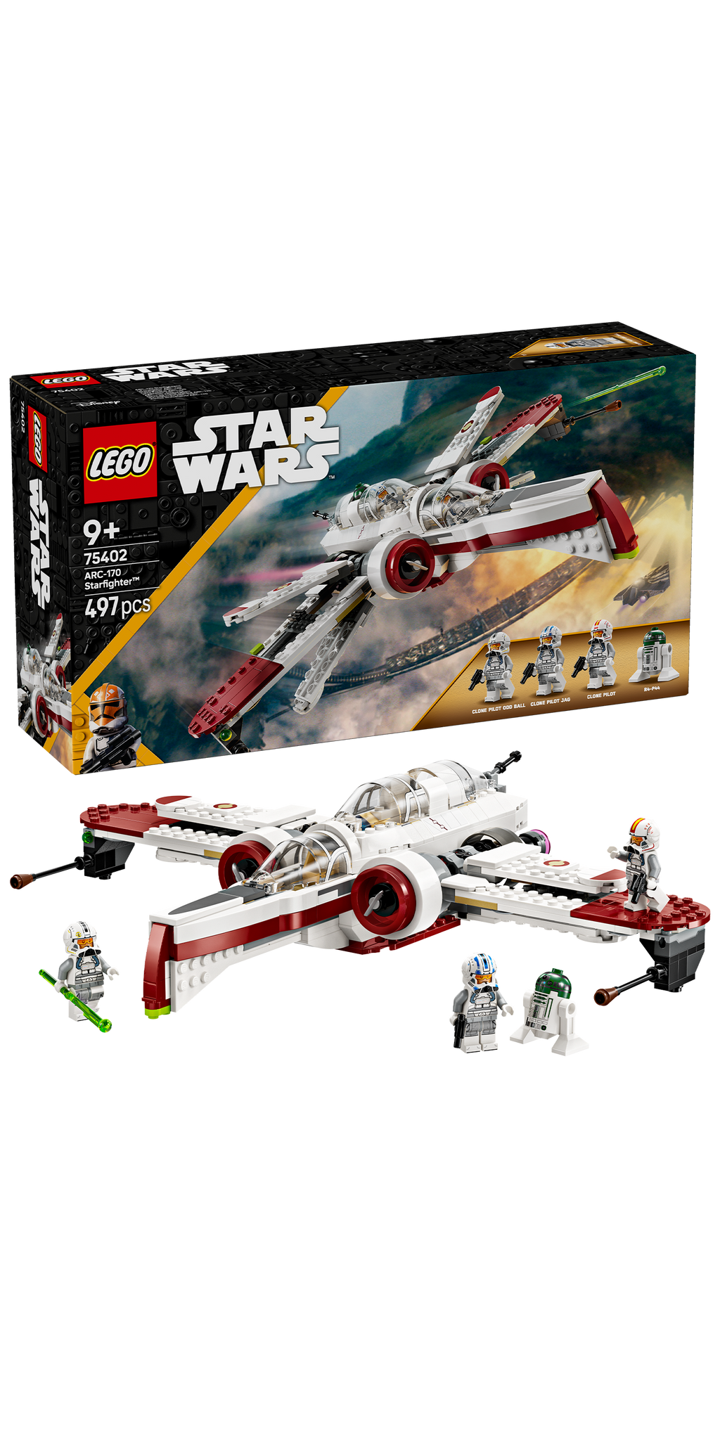 Lego Star wars 75402 ARC 170 starfighter