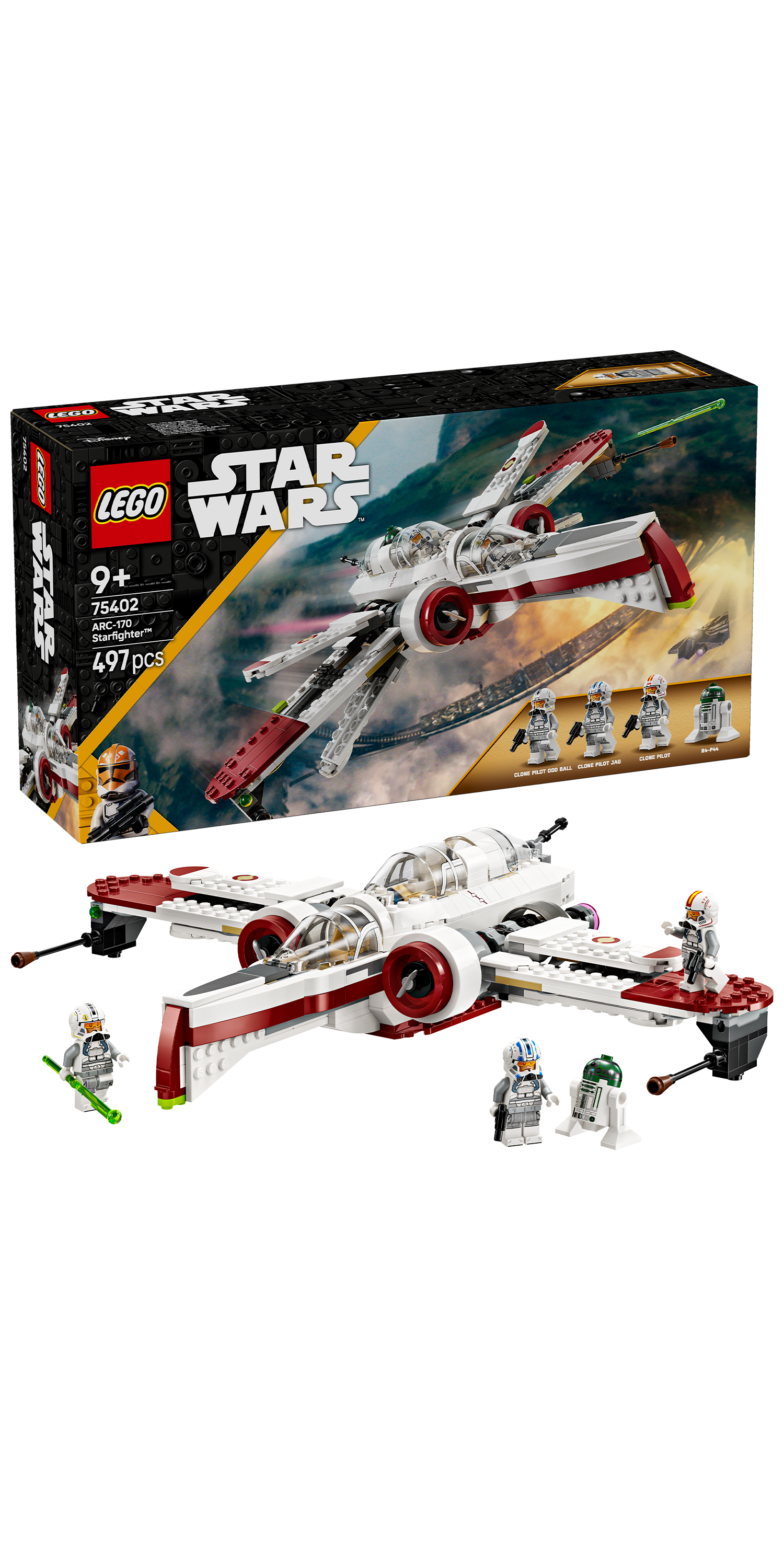 Lego Star wars 75402 ARC 170 starfighter