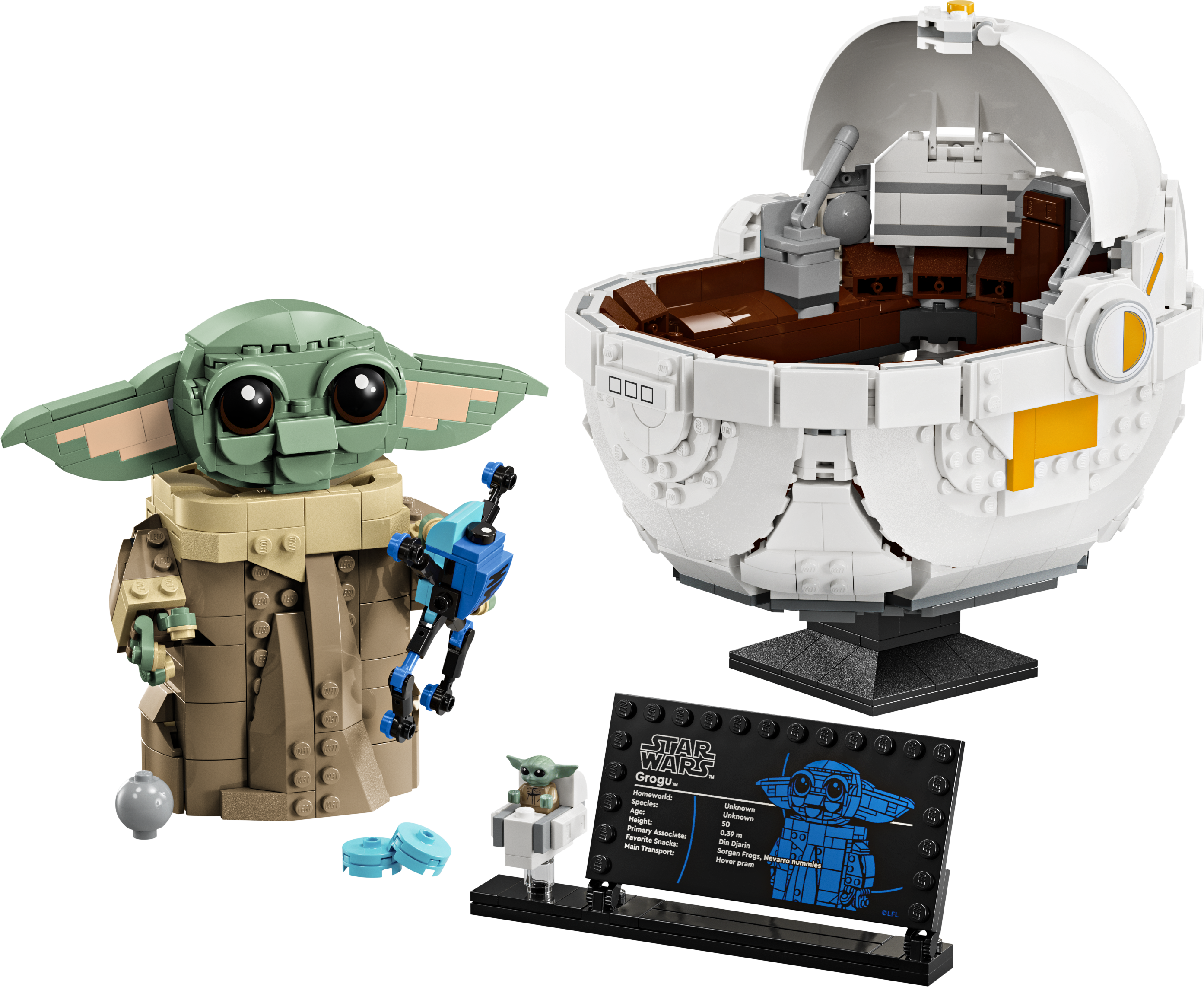 Lego Star wars 75403 Grogu with Pram