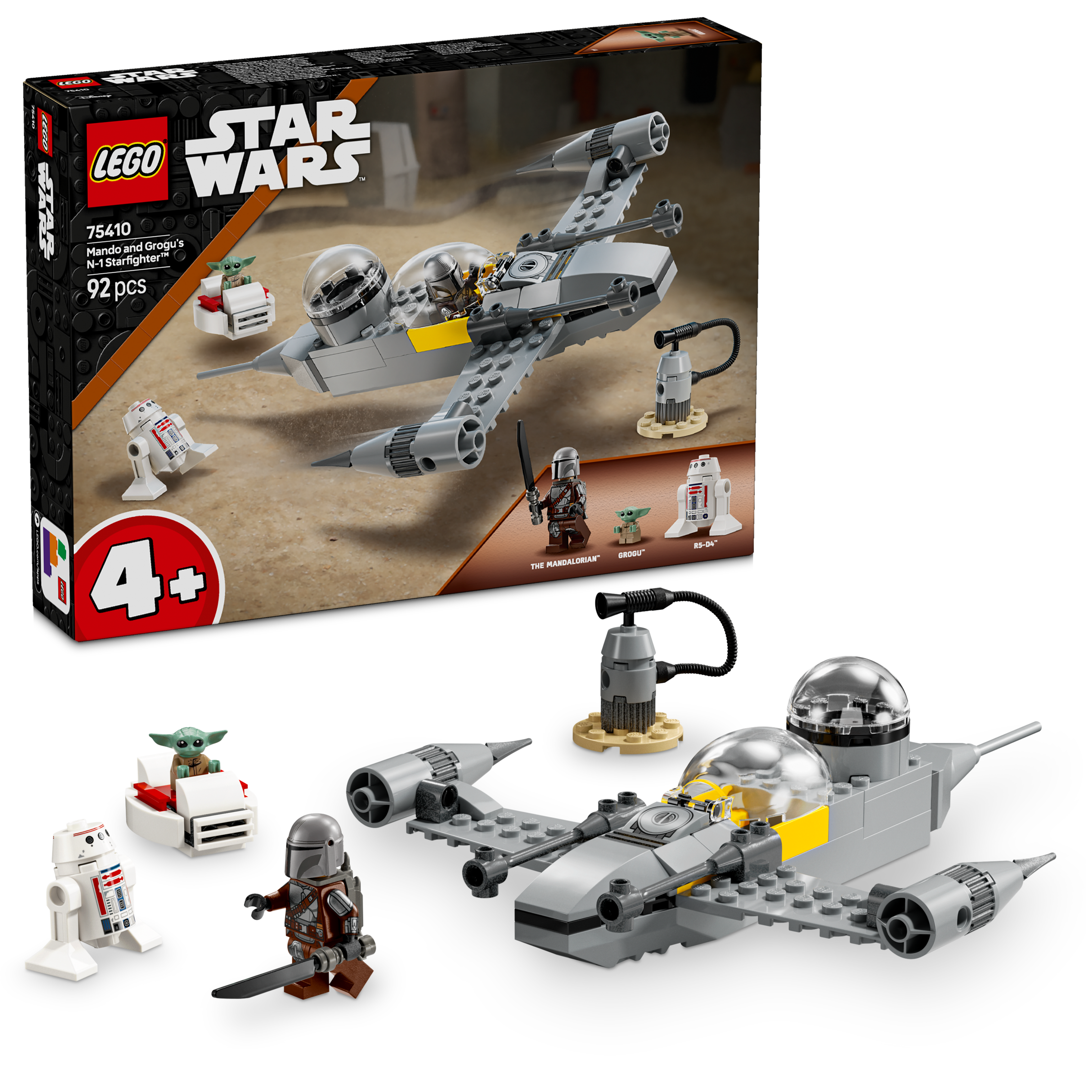 Lego Star wars 75410 Mando and Grogu’s N-1 Starfighter