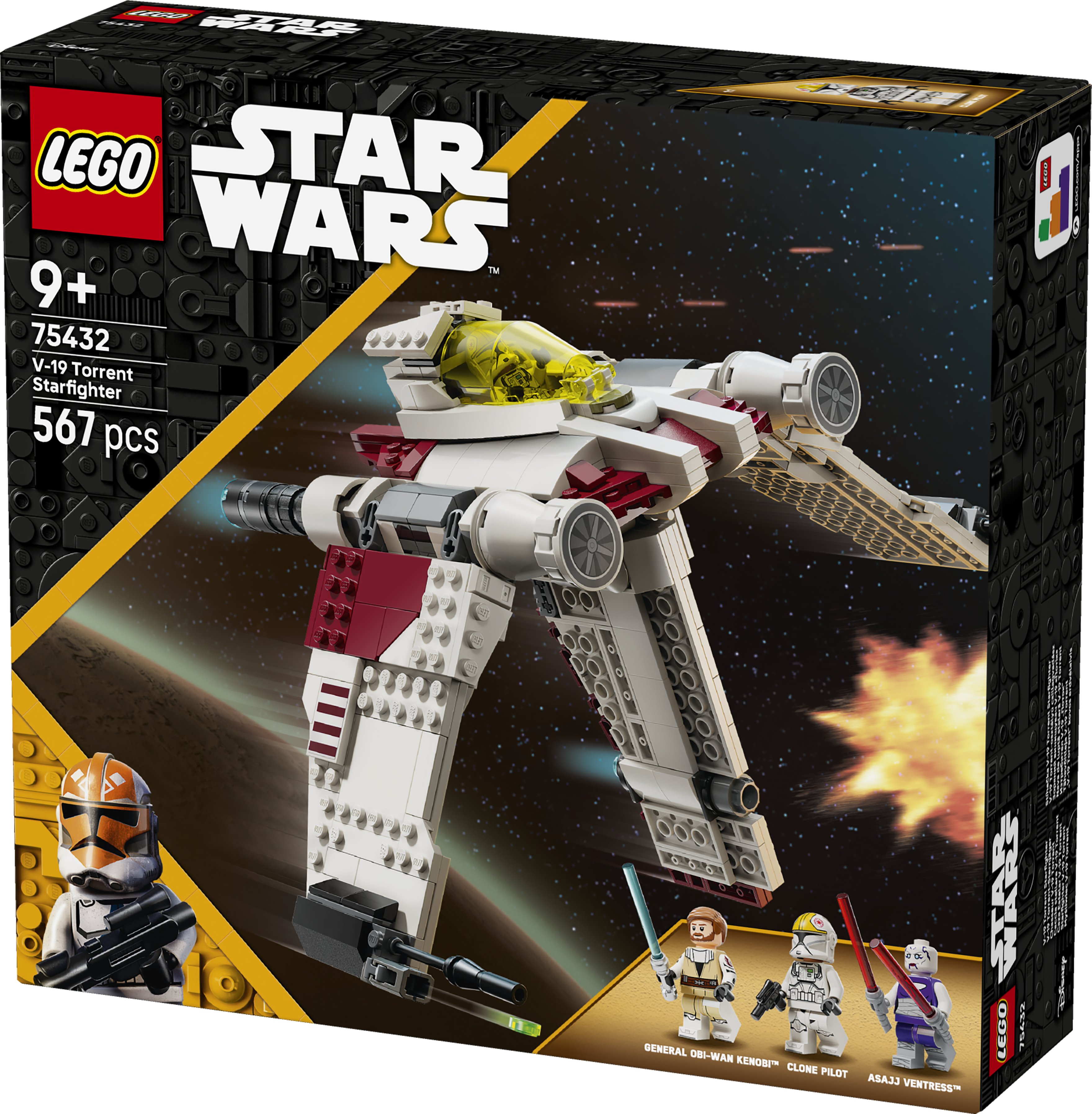 Lego Star wars 75432  V-19 Torrent Starfighter