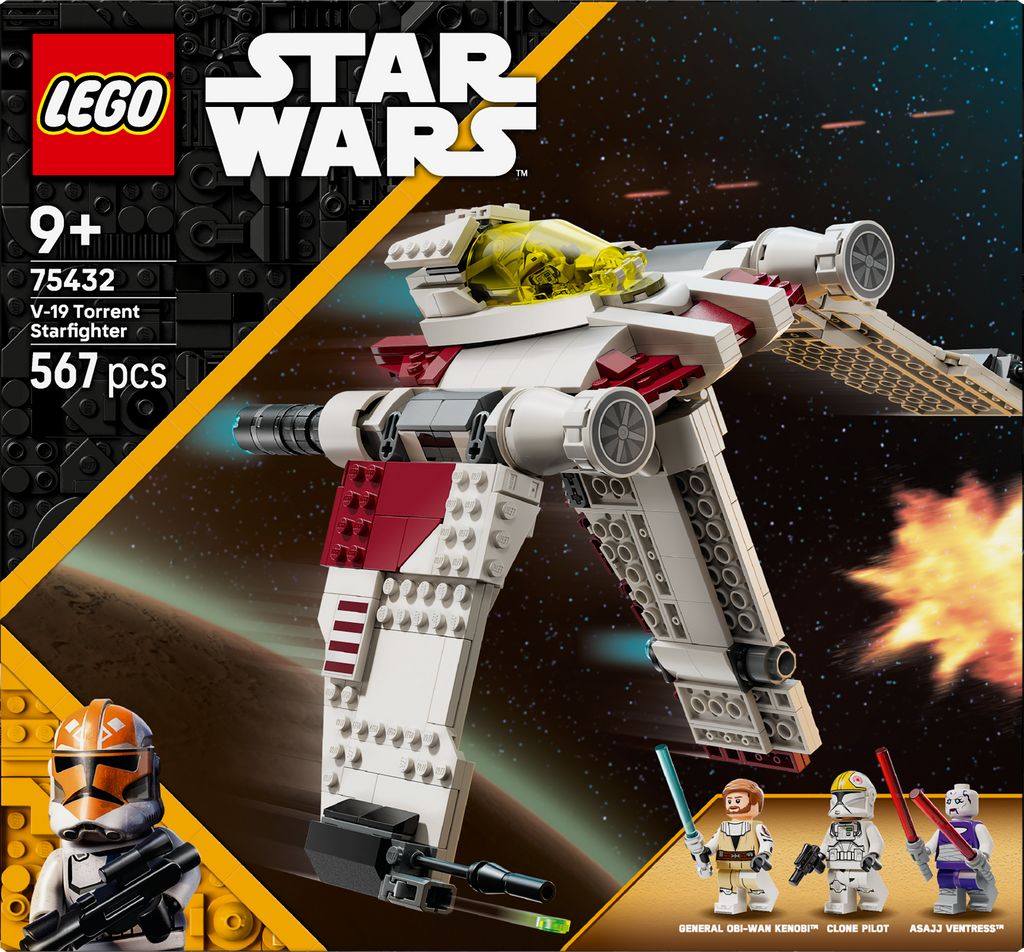 Lego Star wars 75432  V-19 Torrent Starfighter