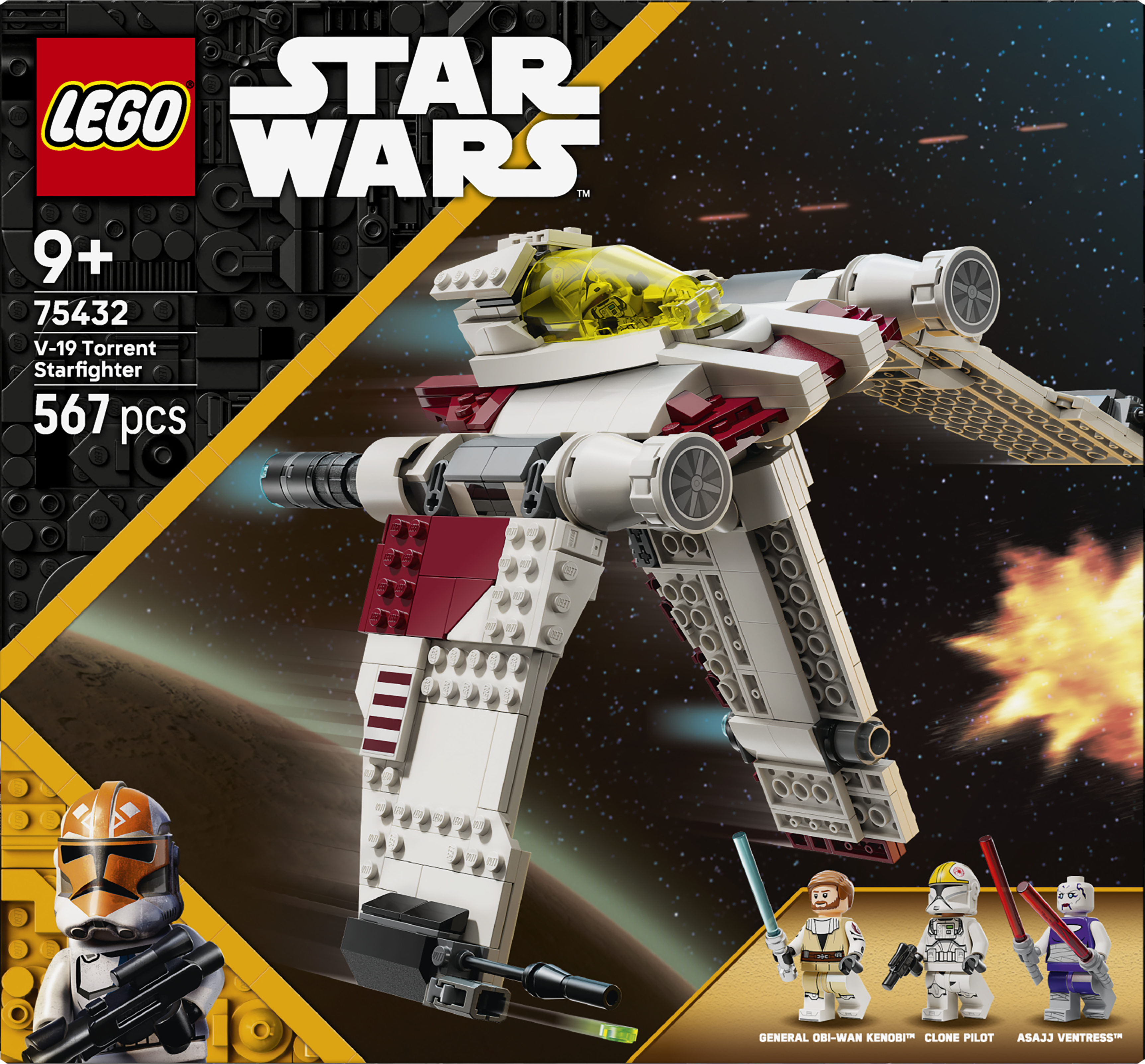 Lego Star wars 75432  V-19 Torrent Starfighter