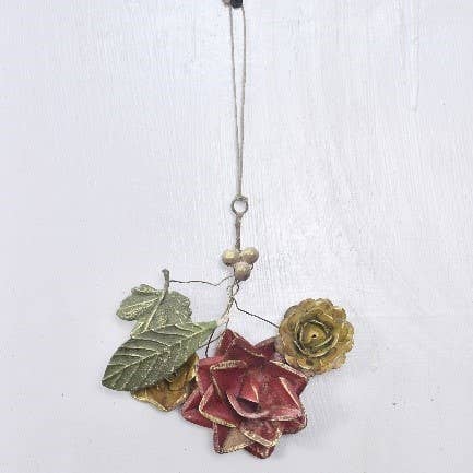 Floral Ornament 16X4X17