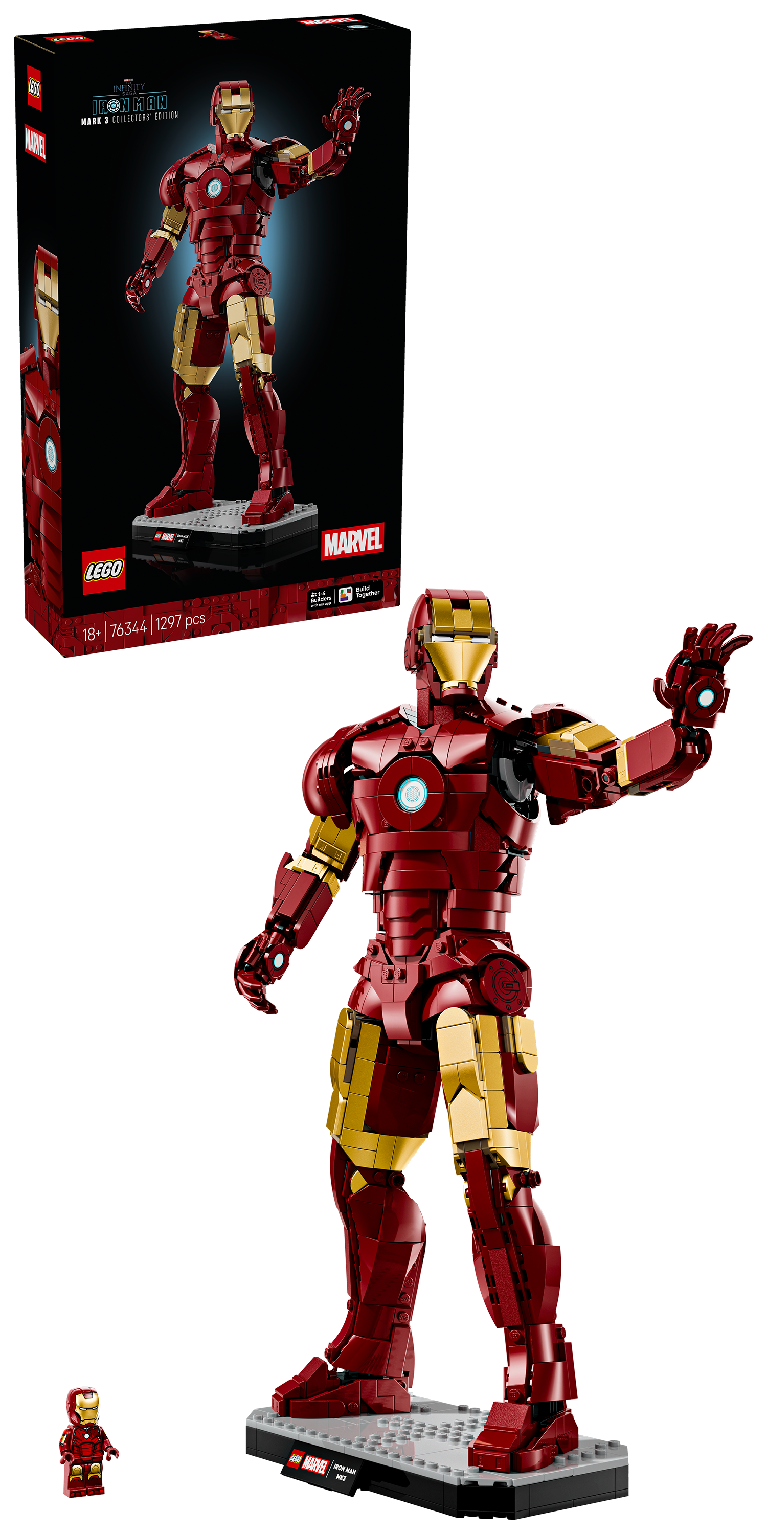 Lego Iron Man Mark 3 Collectors Edition 76344