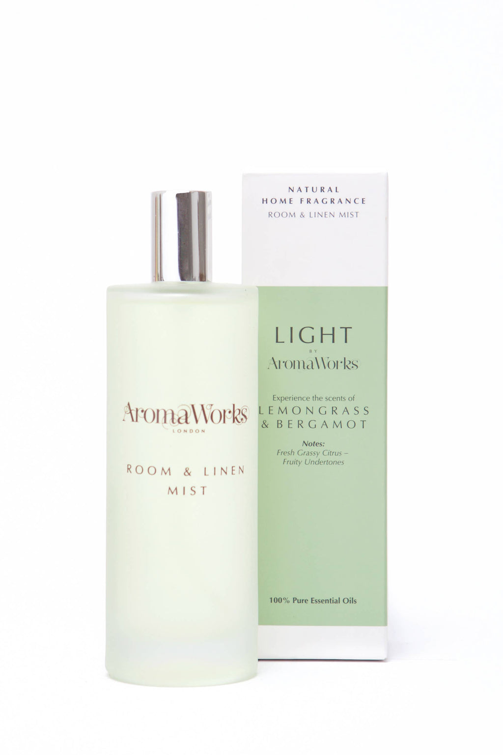 Aromaworks Light Room & Linen Mist, 100ml: Mandarin & Vetivert